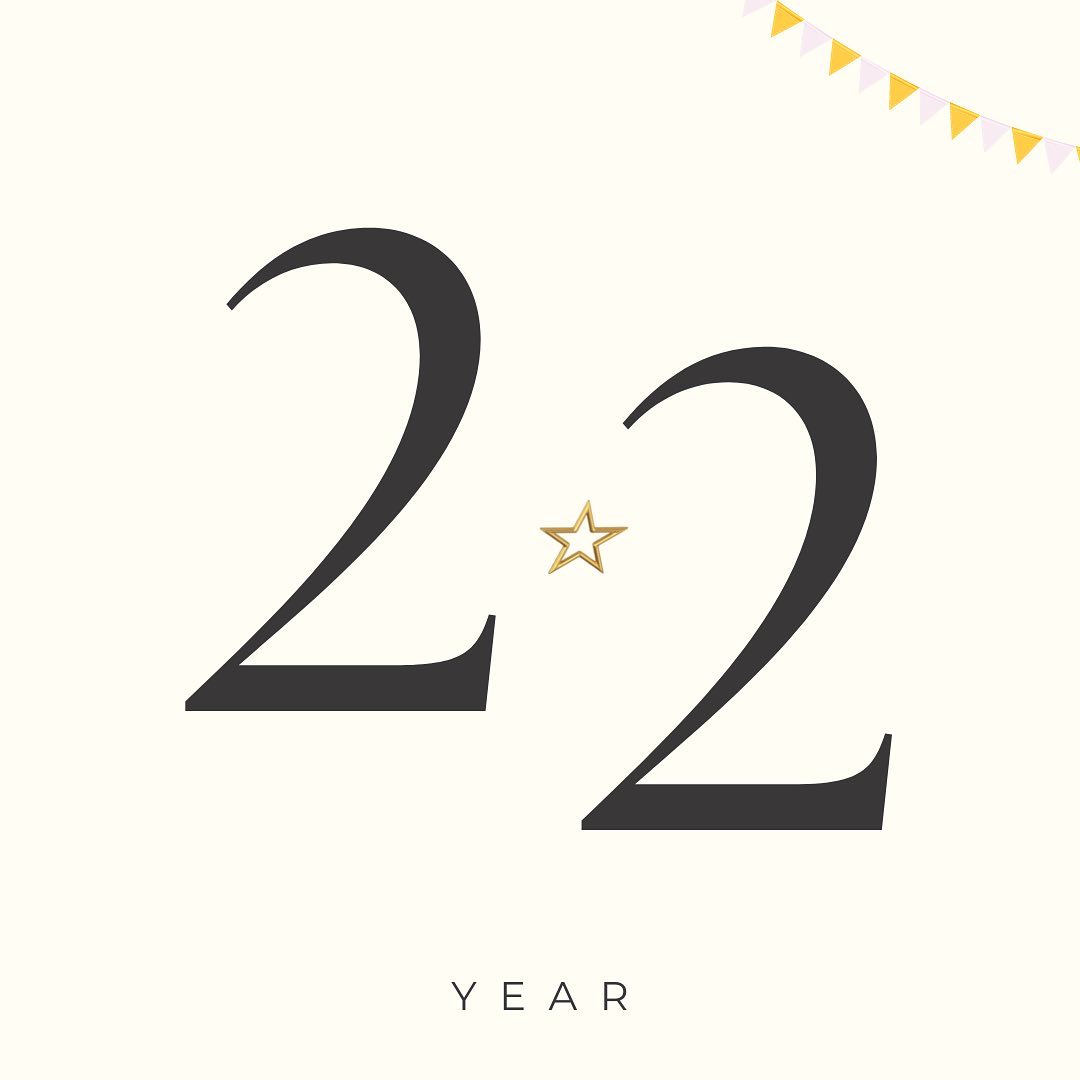 Sending 2X the good vibes & twice the ❤️! Happy New Year! #newyear2022