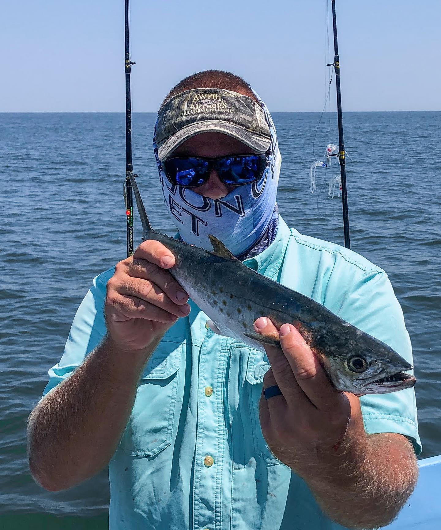 In Virginia, a limit of Spanish Mackerel for 6 people is 90 fish, at least 14 inches each. So, get your group together and give us a call to book your trip! (804) 658-8139