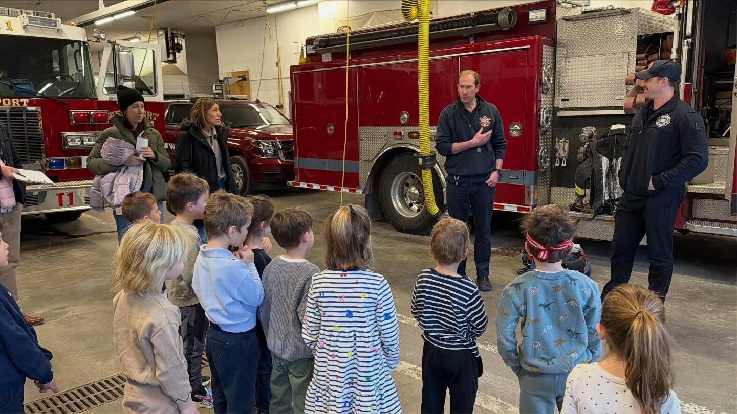 Thank you to @westportfirect for hosting Valerie & Penny's Kindergarteners today. The class is interested in fire trucks and came straight to the experts to find out more. These friends arrived with clipboards in hand ready to document the equipment and details that interested each of them. The firefighters gave them a close look at the truck, tools and equipment they use to fight fires and keep our community safe.
They also gave our young friends some homework:
✅ Have a grown up check all the smoke detectors in your house to make sure they are working.
📋 Make a family plan for a meeting spot on your property if you ever have an emergency and need to leave the house. (This is meant to be a very gentle conversation with a friendly landmark like "the swing-set".)
We are grateful to all the dedicated Westport firefighters for everything they do. 🚒
**********************************
#LCDS
#LearningCommunityDaySchool
#PlayBasedLearning
#Preschool
#WestportCT