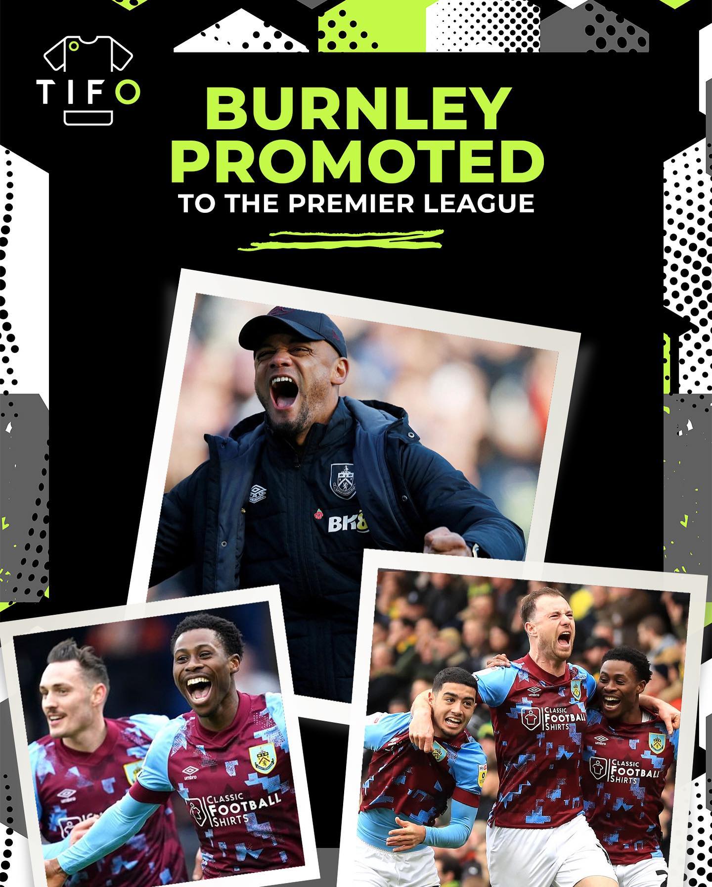 It’s official, @burnleyofficial are returning back to the @premierleague ⚽️
#burnley #burnleyfc #vincentkompany #kompany #premierleague #eflchampionship #efl #promotion