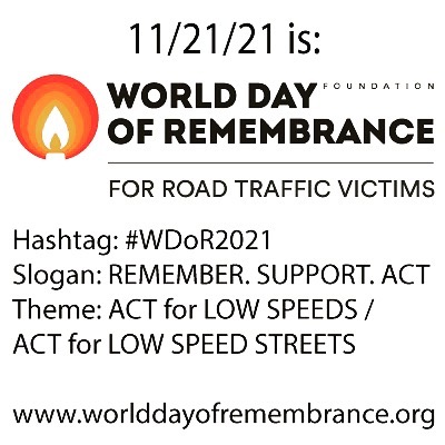 Let’s all take a moment to remember those we have lost. #wdor2021 #bikesbesafe #bikes