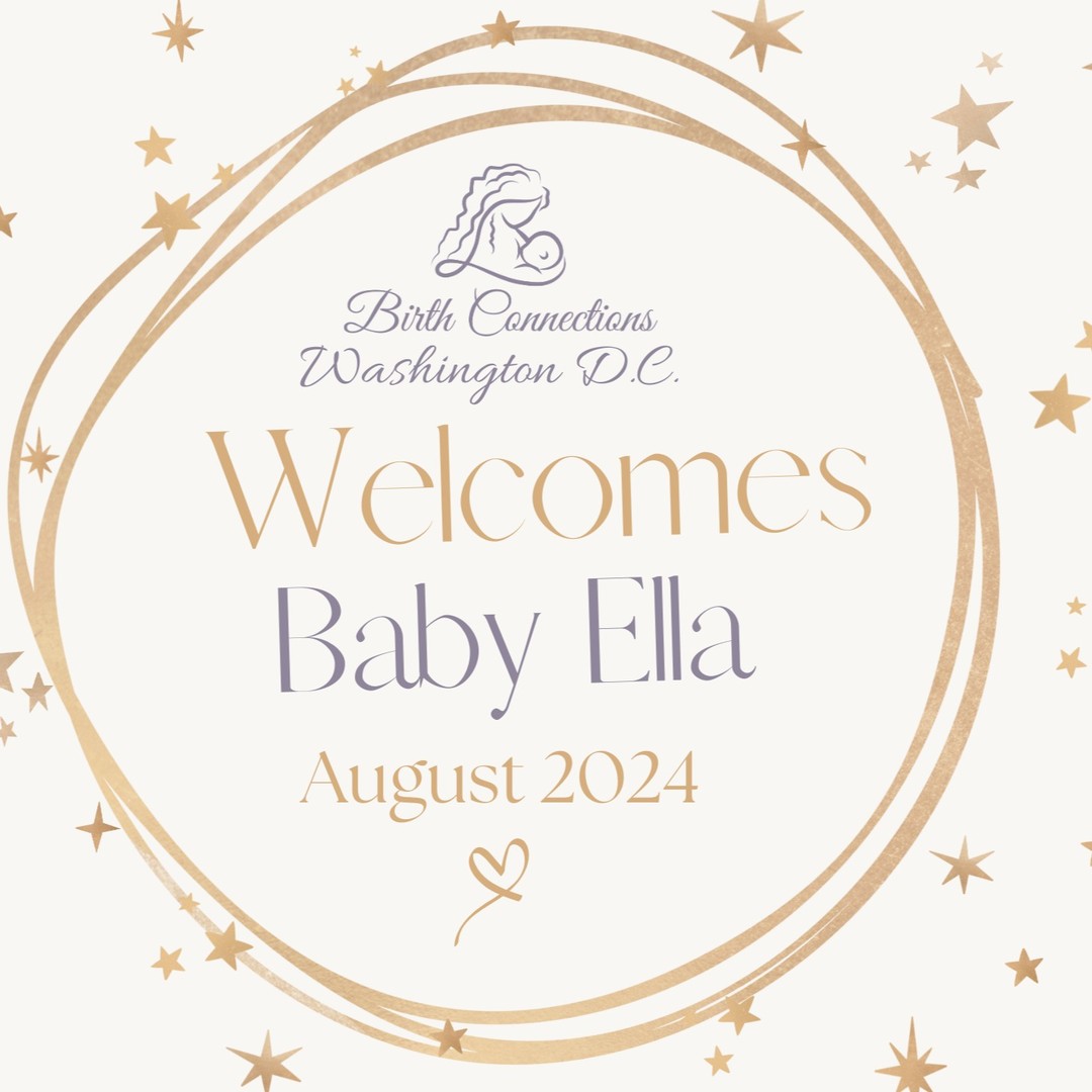 💫 A little bundle of joy has joined us in D.C.!
💕 Welcome, Ella!
Our Birth Connections doulas are dedicated to providing exceptional care, from prenatal visits to birthing day.
It's always an honor to support families in DC!
#DCDoulas #BirthConnections #NewBaby #DCBirth #DoulaCare #EmpoweredBirth