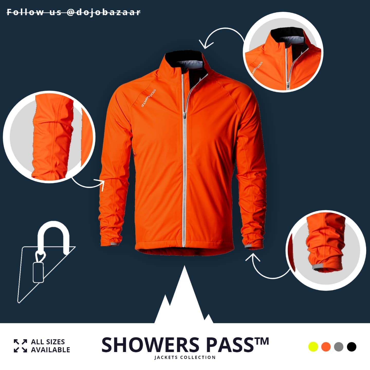 Showers Pass, The ultimate clothing to see the world in.
Only on dojobazaar.com