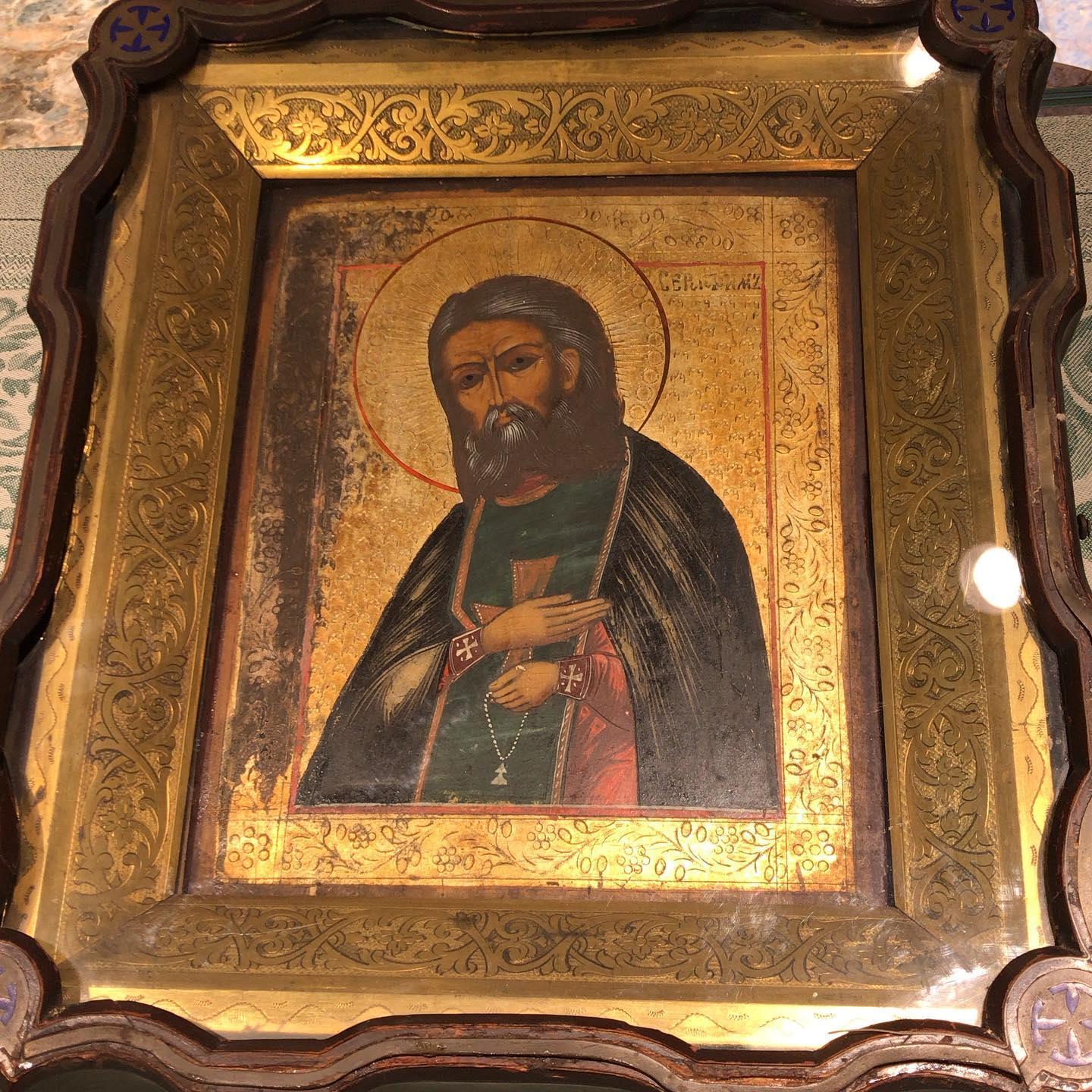 Anticoponteantiquariato.icona russa 1800 nel suo cassettino contenitore.Visita il mio sito anticoponteantiquariato.com.Link in bio#antique #antiquecollection#russianicons#icone#iconeantiche #antiqueforsale #antiques #vintageshop #loveantiques #venice#rialtobridge#