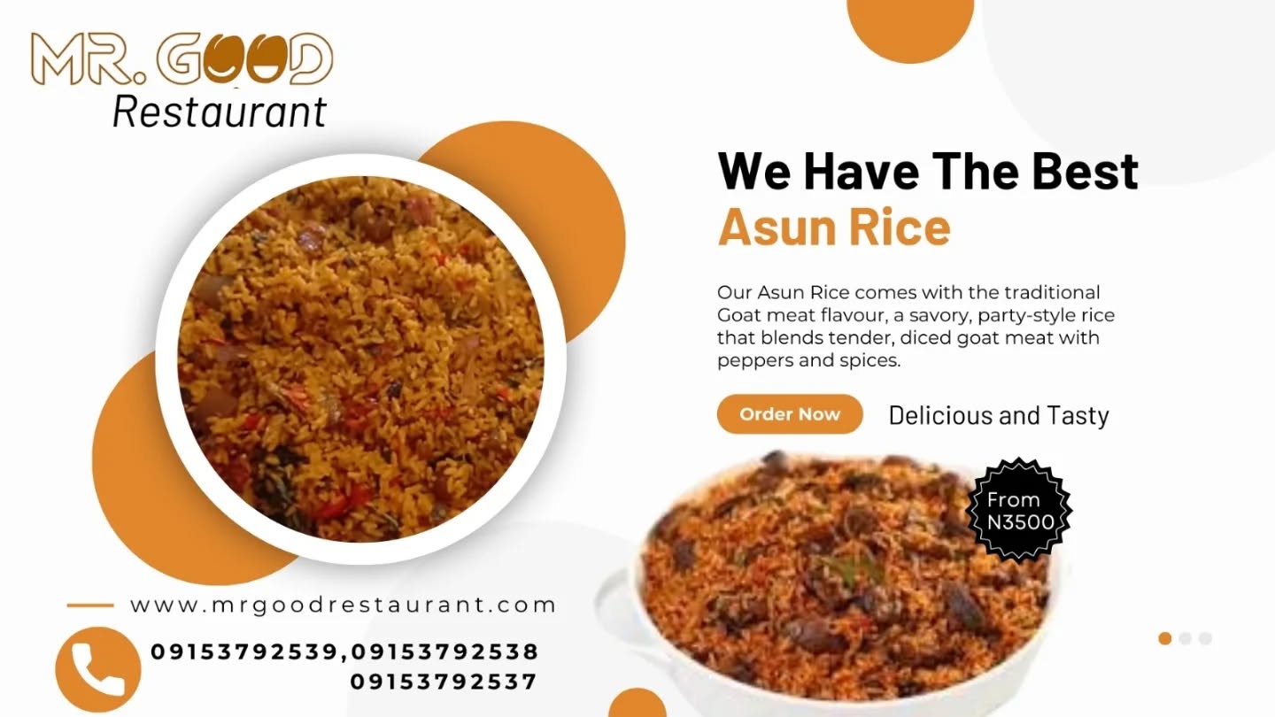Asun rice with a difference... An order will convince you 😊