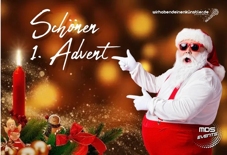 Wir wünschen einen schönen ersten Advent.