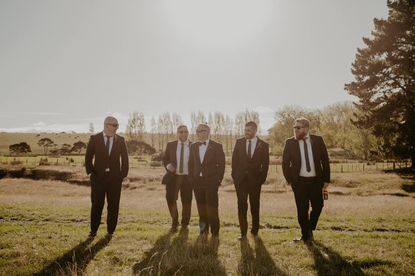 Just a casual stroll at sunset with the boys
One of my fav go tos when doing bridal party photos is the walk towards the camera, it's always different for each group and gets wicked results 📸
#loveisintheair #wellington #wellingtonweddingphotographer #aucklandwedding #dirtybootsandmessyhair #wairarapaweddings
