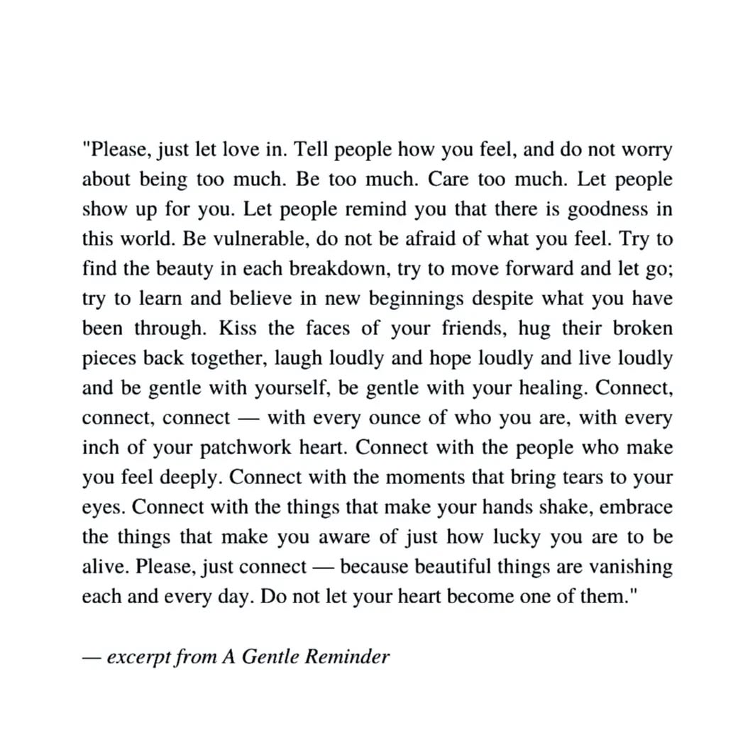 "please, just connect -- because beautiful things are vanishing each and every day. do not let your heart become one of them."
.
.
.
.
.
i just want to live simply and feel wholesome now. i don't want to fight anyone on perceptions and judgments. on what's perceptually wrong or right. i want to live simply and be free from what we thought life was supposed to be like.
.
.
.
.
.
#quotesaboutlife #quotesdaily #selfcaretips #goodquotes #quotestagram.