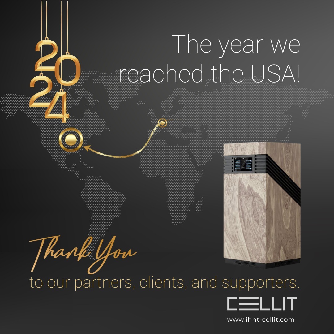 🎉 Wrapping up 2024 with a Bang! 🎉
As the year draws to a close, we’re celebrating a HUGE milestone for Cellit IHHT:
🌍 We’ve officially expanded into the USA!
In just a few months, our innovative IHHT technology has made waves across the Atlantic — revolutionizing wellness with every new installation. 🚀 From longevity to wellness centers, the demand for smarter, evidence-based health solutions is growing, and we’re proud to be leading the charge.
None of this would be possible without you — our partners, clients, and supporters. Thank you for being part of our 2024 journey.
Here’s to even bigger things in 2025! 🙌
💬 What’s your wellness goal for 2025? Drop it in the comments and let’s inspire each other!
#CellitIHHT #USAExpansion #EndOfYearWins #WellnessRevolution #Biohacking #InnovationAhead