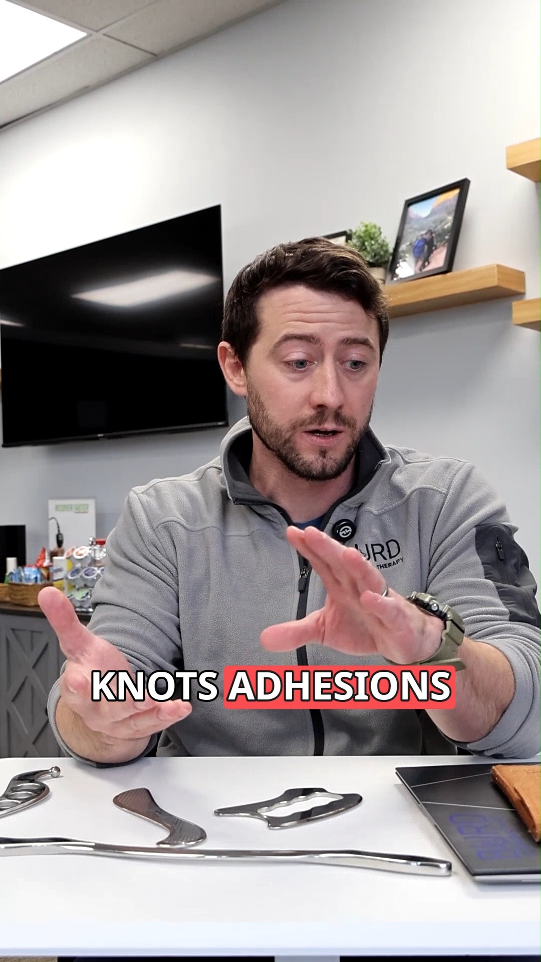 IASTM (Instrument-Assisted Soft Tissue Mobilization) tools are used by physical therapists and occupational therapists to help address muscle adhesions and soft tissue restrictions. James Dwyer, an occupational therapist, explains how these tools improve tissue mobility, support healing, and restore proper movement.
#physicaltherapytools #tooltime