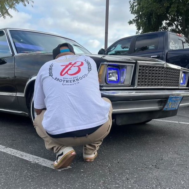 This is our brotherhood King of kings shirt. (Ephesians 5:18) Do not get drunk on wine, which leads to debauchery. Instead, be filled with the Spirit, #kingofkings #bible #ephesians #tshirt #elcamino
