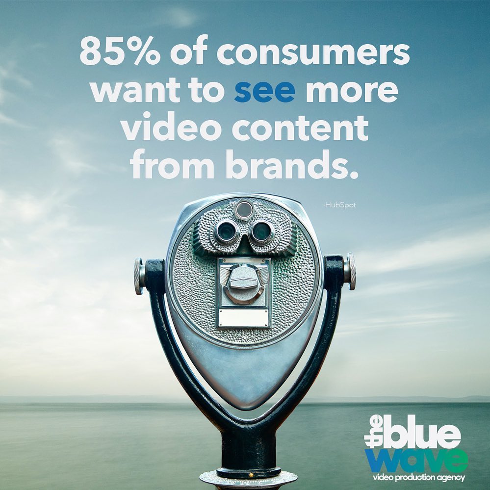 85% of your customers want to see more video content from you.
.
Ask us how you can connect with your community!
.
#wemakewaves #videoproduction #video #content #create #onlinevideo #branding #consumers #brands #brandstrategy #strategy #businessowner #growth #videos #contentcreation #marketing #digitalmarketing #influence
