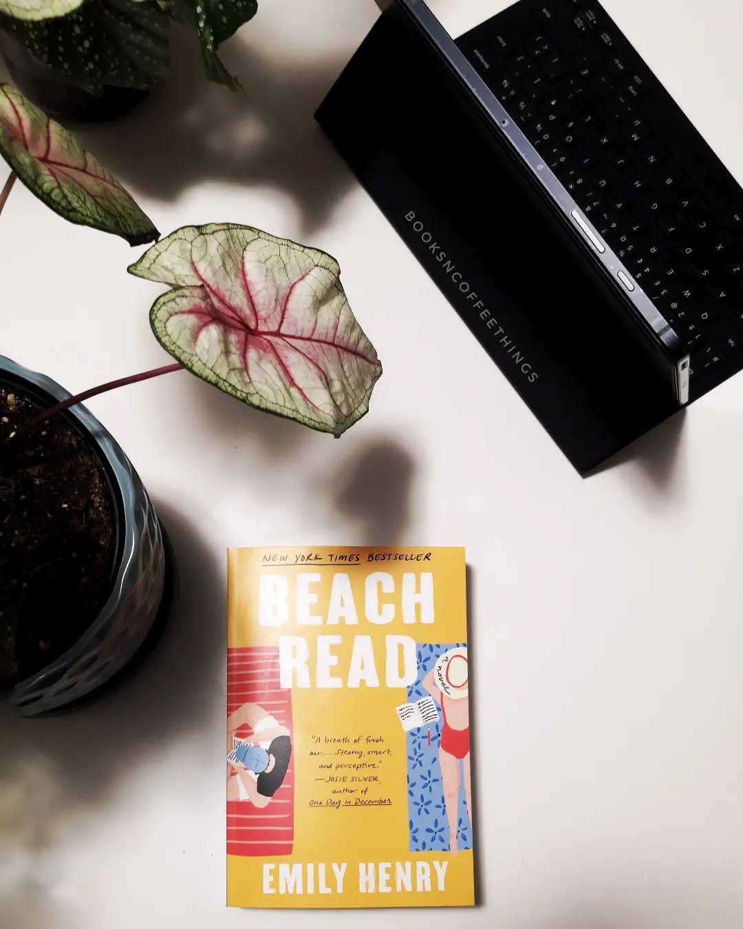 🌟🌟🌟🌟🌟 Beach Read by Emily Henry tells a story about how two writers who rivaled each other in school incidentally winds up as neighbours after so many years apart.
He's a literary writer and she's a romance writer. He writes of the dark side of life, she writes of the bright things in life. They each are having trouble with churning out their next big piece and decide that it would be fun to swap places and write like the other. To successfully do that they take each other on these excursions as part of the research on how to write like the other.
He takes her on trips to interview people with unfortunate and devastating pasts, she takes him on trips to the outdoor cinema and carnivals.
Their love unfolds before us and it's just the sweetest journey that I've had the pleasure to read about.
This book is the most light, feel good, happy book I've read to date. I immediately felt so much happiness when I finished the book. It shed a new light on me and I'm giddy for it.
Needless to say this book is probably the most accurate portrayal of what my perfect love life would look like. Too cute, fam. Way too cute. 😩💕
.
.
.
.
.
.
#beachread #emilyhenry #romancebook #romcom #weekendreads #bookworm #bookstagram #hygge #hyggelife #cozyvibes #scandinavian #plantsagram #scandinavianstyle #scandinaviandesign #homedecor #whitestyle #minimaldesign #minimalistic #recommendedbook #scandivanianhome #cozy #cozyvibes #bookinspo #bookinspiration #bookandfashion #readstagram #bookcommunity #readingnook #readerlife #plantsandbooks.