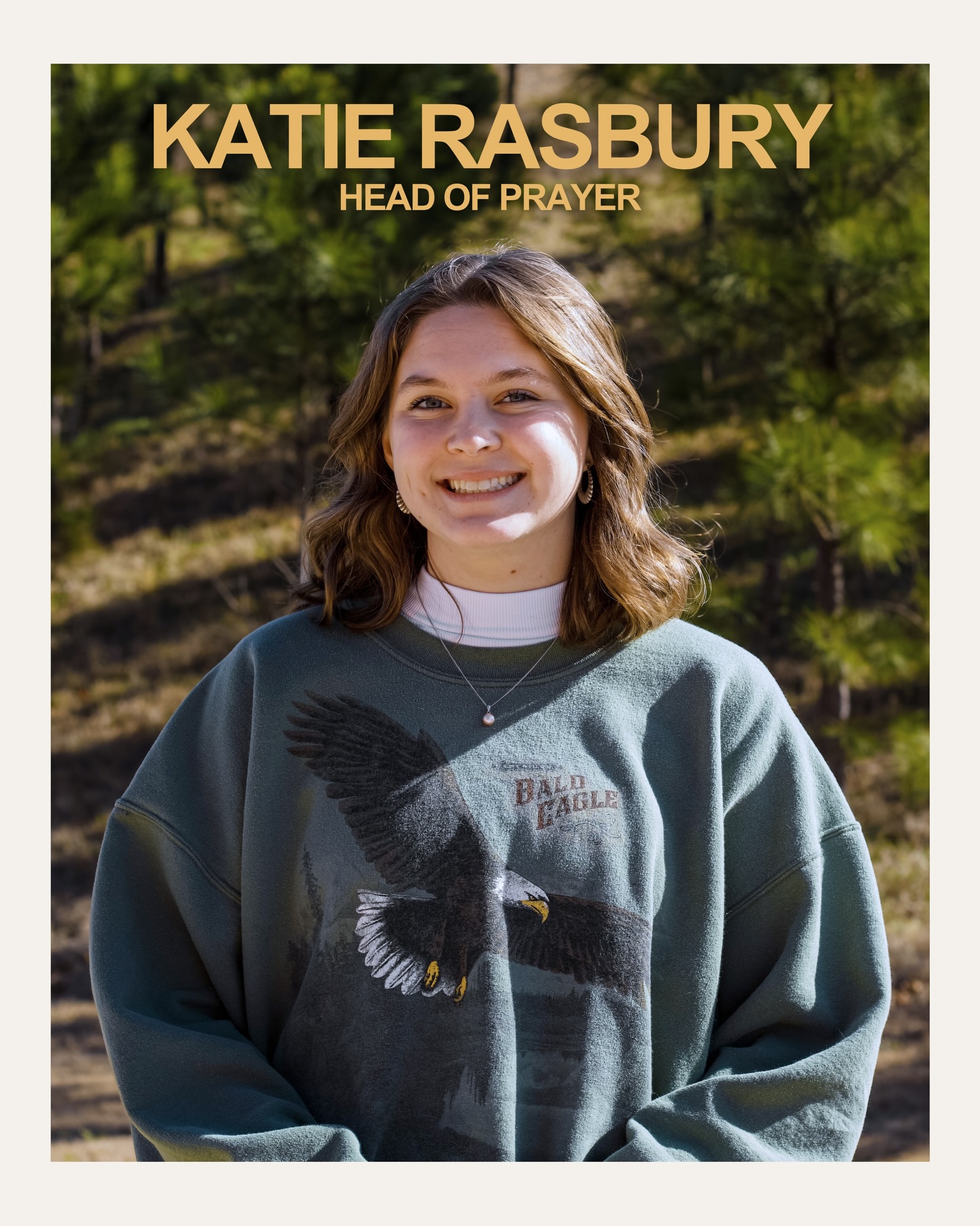 Up next on our leadership team is our Head of Prayer, Katie Rasbury!
She leads our team in lifting up this upcoming retreat and freshman class in intentional, consistent prayer—before, during, and beyond Mountain 2026! Swipe to see her prayer for the retreat.