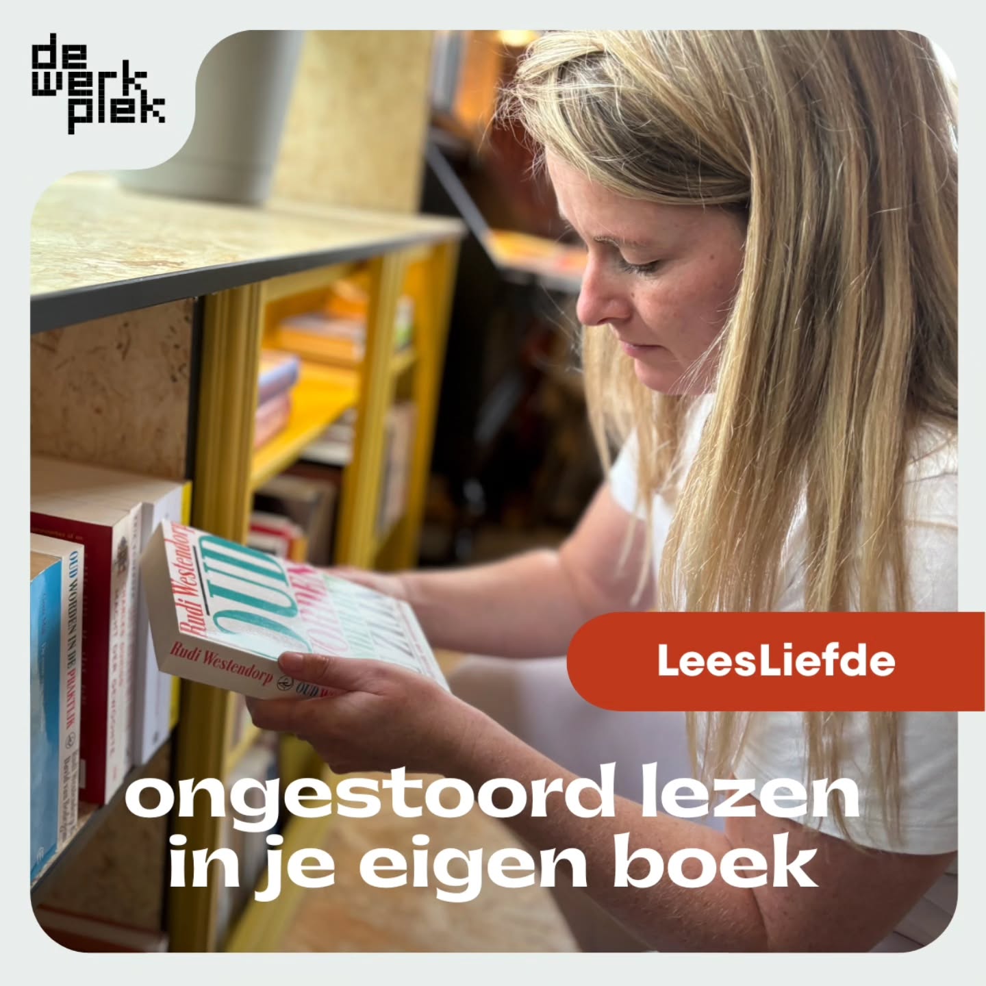 Een avondje ongestoord lezen? 📵
Duik dinsdag 27 januari van 19:30 tot 21:30 in je eigen boek tijdens Leesliefde bij de Werkplek!
Zet je telefoon op stil en geniet van een avond pure leesfocus in onze lounge. Comfortabele banken, een drankje naar keuze en alleen jij en je boek.
Neem mee wat jij wilt lezen – roman, non-fictie, e-reader – alles kan. Dit is jouw moment om zonder afleiding te lezen, georganiseerd door redacteur en Werkplekker Liesbeth Vries.
Pay What You Like maakt het toegankelijk voor iedereen. Loop spontaan binnen of reserveer een plekje.
Reserveer jouw leesmoment via de link in bio.
#werkplekamsterdam #ondernemeninnoord #community #coworkingspace #leesliefde