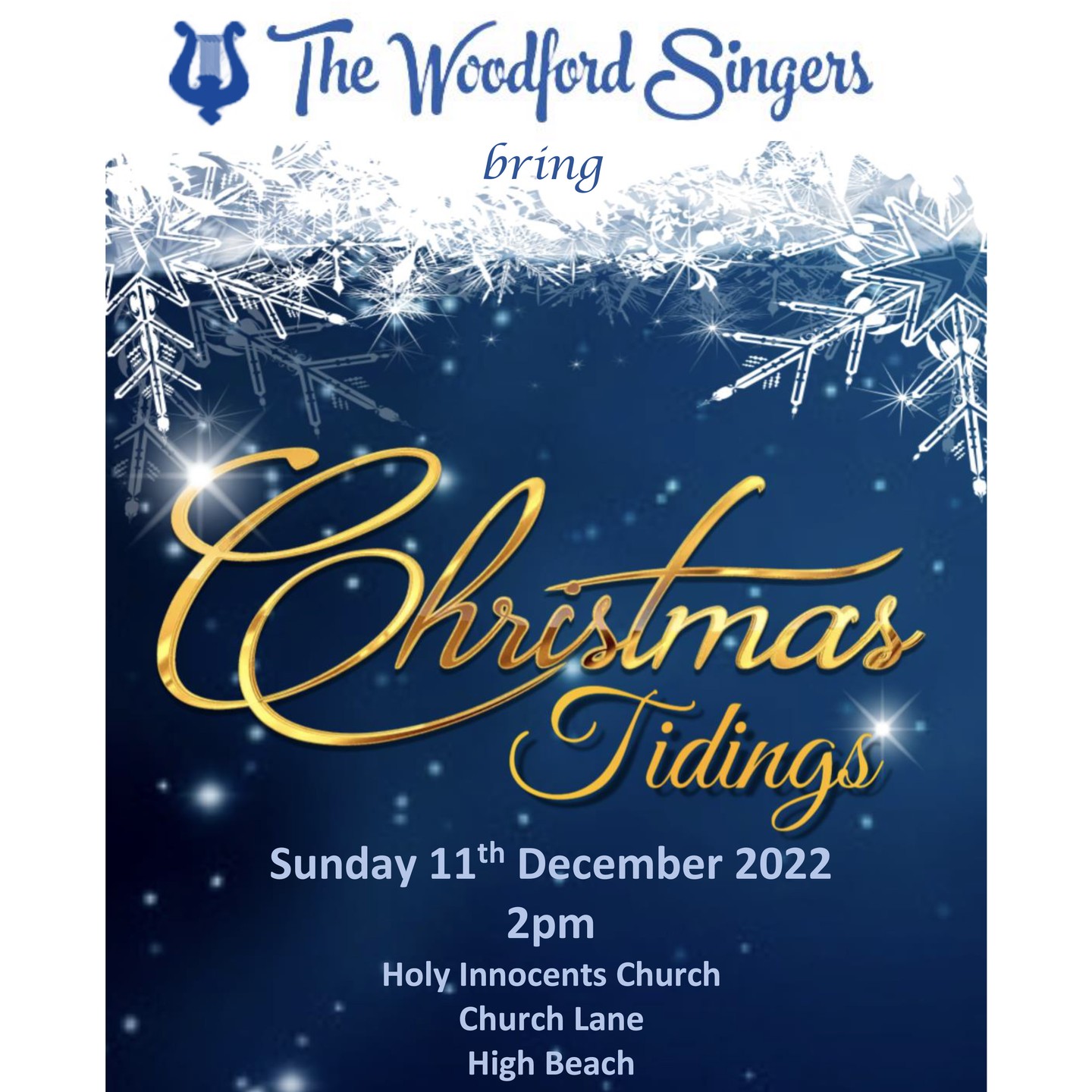 We’re delighted to support local choir and Stratford & East London Music Festival sponsors, The Woodford Singers. ❤️
Wonderful voices in a beautiful church in spectacular High Beach - what better way to get that Christmas feeling started? Please stop by if you can...
#christmasconcert #christmashighbeach #christmashighbeech #christmasloughton #christmasessex