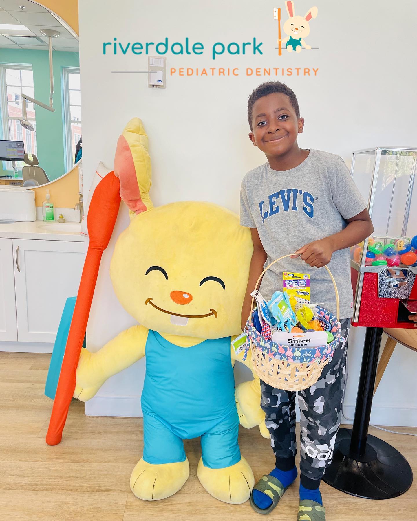 Our easter basket winner, Jayden! Congrats ๐