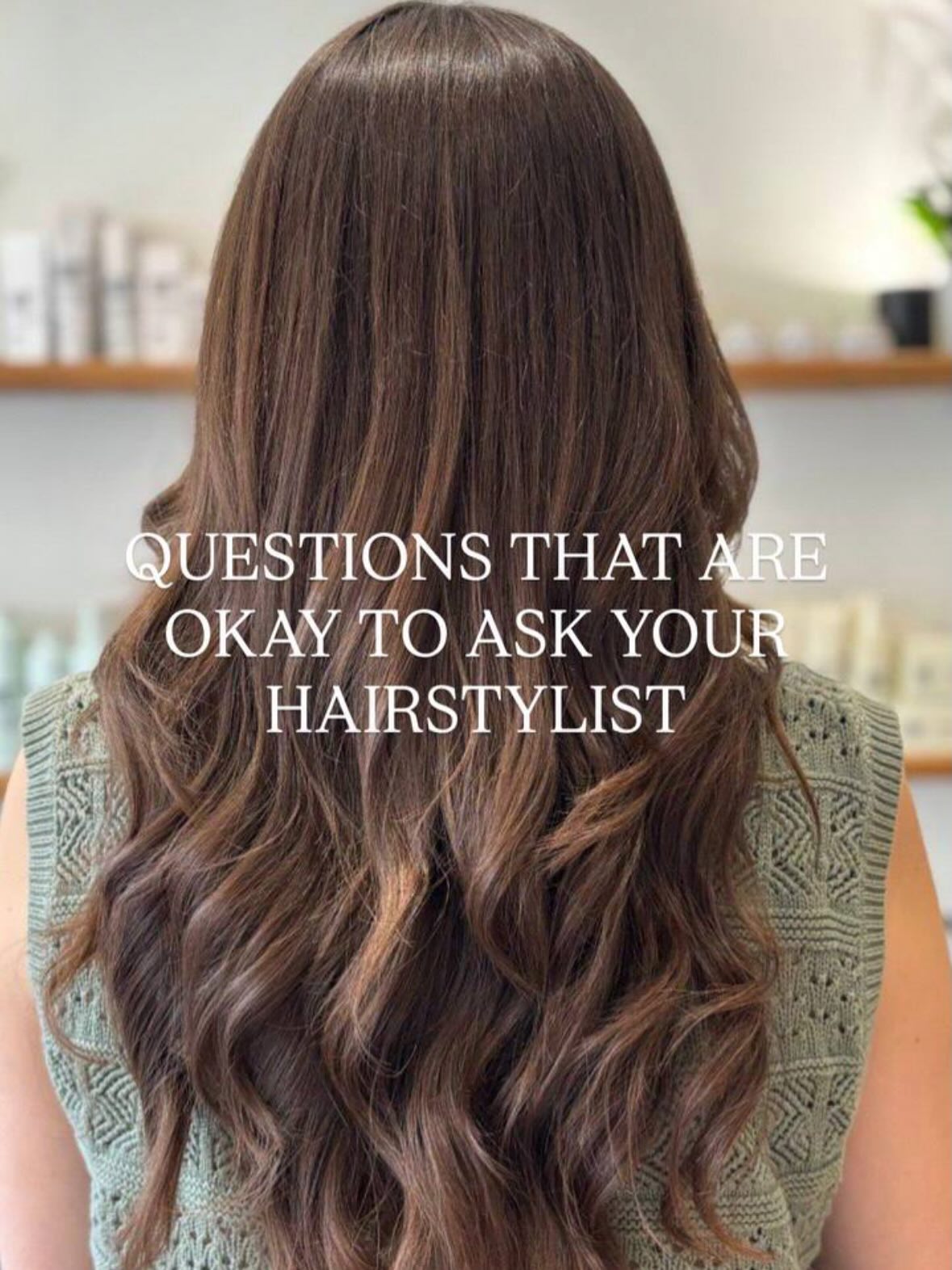 Questions that are okay to ask your hairstylist 💁♀️
Don’t ever be afraid to ask us any questions, we always want you to feel comfortable 💚