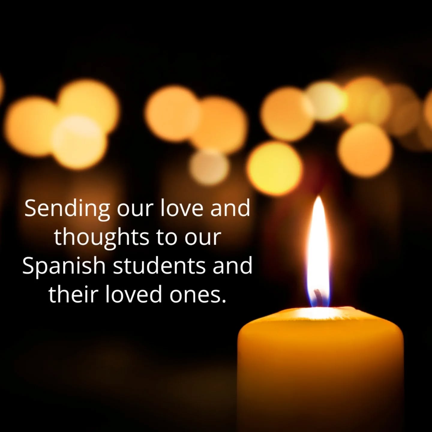 We're sending our love and thoughts to all our Spanish students and their family and friends following the devasting floods. ❤️💛