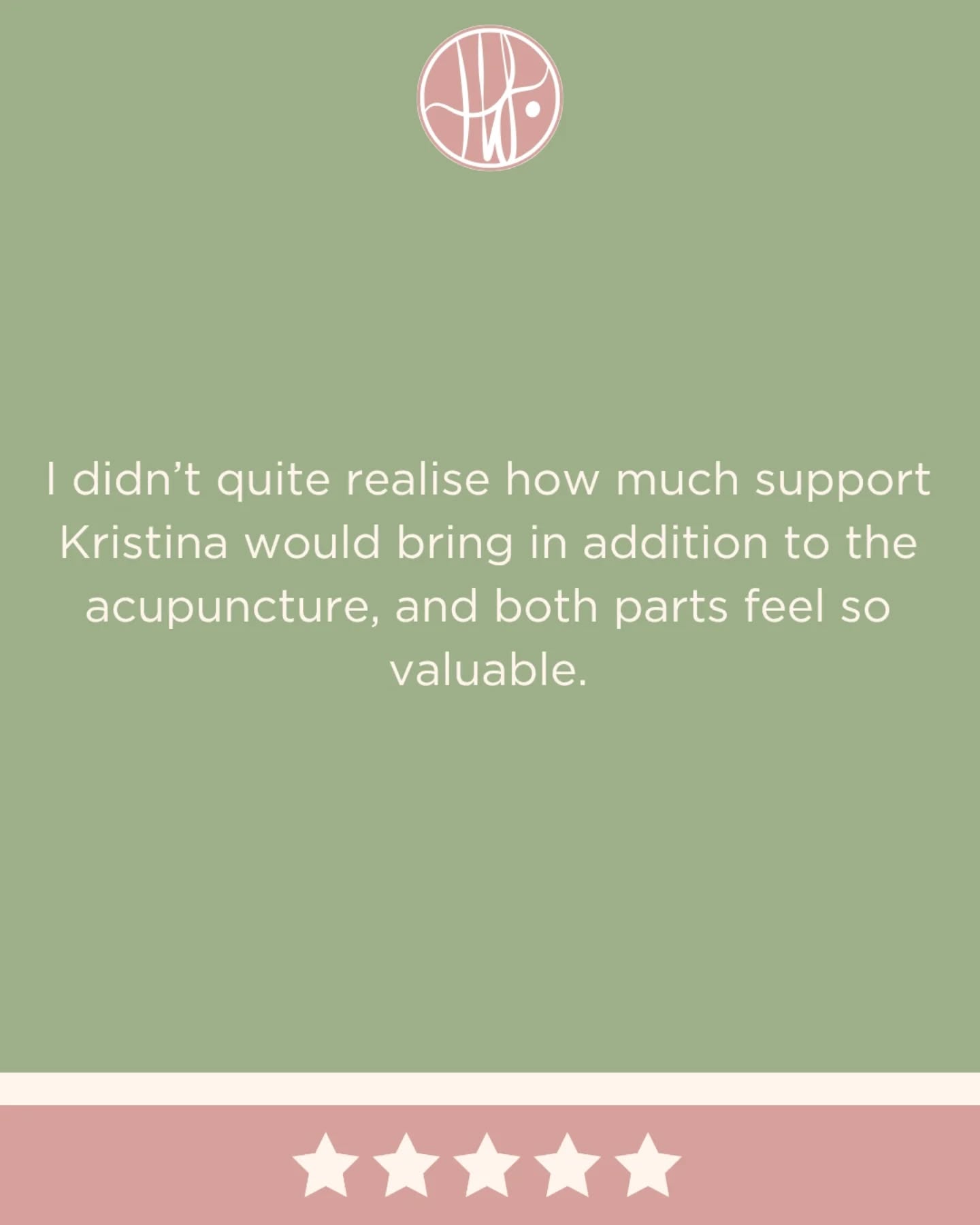 What a blinking, lovely review kindly left on Google;
ā āāāā
Iām so grateful to have had Kristinaās expertise and support over the last few months while preparing for and going through IVF.
Kristina is such a good listener, sheās knowledgeable and very patient with my (many) questions, and is really invested in our journey.
In a situation that can feel overwhelming and emotional, time with Kristina always feels like we are working through things together and resolving stresses ā through talking, making plans and the acupuncture therapy itself.
I didnāt quite realise how much support Kristina would bring in addition to the acupuncture, and both parts feel so valuable.
The treatment room is a little sanctuary ā Kristina has created a lovely warm and calming space, and the acupuncture, combined with the meditations feel so healing.
Really would recommend Kristina to anyone starting and going through IVF.
āāāāā
#acupuncturenorthwest
#acupunctureandivf
#fertilityacupuncture
#goingthroughivf
#ivfjourney