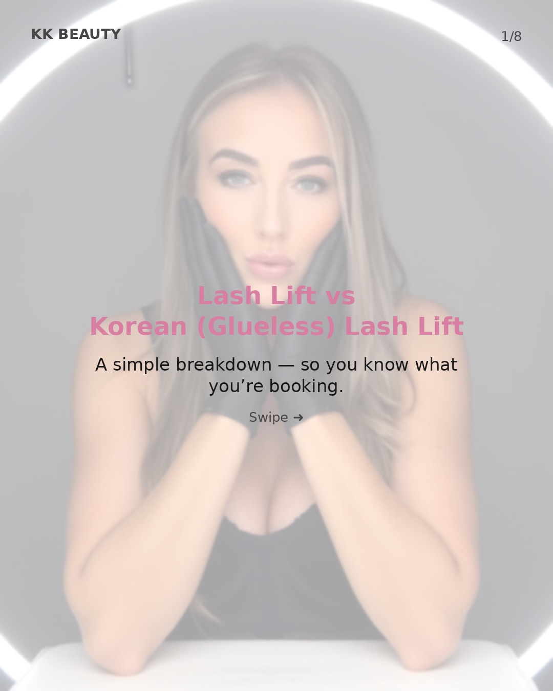 Lash Lift vs Korean/Glueless Lash Lift 🤍
I get asked this all the time so I made a simple breakdown for you.
Both treatments lift your natural lashes — the best choice depends on your lash type + the look you want.
Not sure what to book? Message me a clear lash photo or book in and I’ll assess your lashes on the day.
Online booking via Fresha (link in bio).