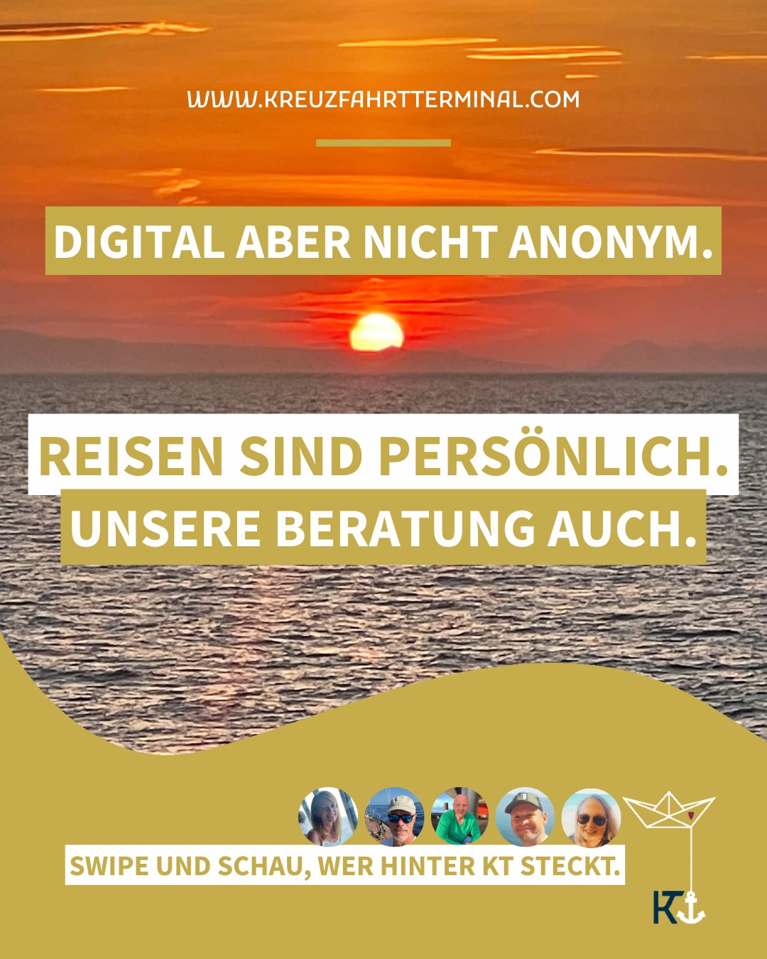 Reisen sind persönlich - deshalb ist unsere Beratung es auch.🤝
Kreuzfahrten lassen sich online buchen. Die 𝙧𝙞𝙘𝙝𝙩𝙞𝙜𝙚 Kreuzfahrt findet man so jedoch selten.
Wir beraten, weil Menschen unterschiedlich reisen
und Details den Unterschied machen.
𝗣𝗲𝗿𝘀ö𝗻𝗹𝗶𝗰𝗵. 𝗘𝗵𝗿𝗹𝗶𝗰𝗵. 𝗣𝗮𝘀𝘀𝗲𝗻𝗱.
𝗠𝗘𝗘𝗥𝗕𝗟𝗜𝗖𝗞? 𝗞𝗧⚓
#reisespezialist #reisenmitvertrauen #urlaubplanen #meerblick #kreuzfahrtterminal #msccruisesyachtclub #msccruises #kreuzfahrtliebe #meinschiff #kreuzfahrtberatung #kreuzfahrtspezialist #aidamomente #reisebuero #urlaubmitberatung #ehrlicheberatung #hapaglloyd