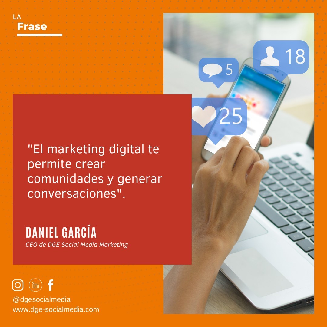 Crea comunidades y genera conversaciones con el marketing digital. Construye una base sólida de seguidores y embajadores de marca. #socialmedia #marketingdigital #redessociales #peru