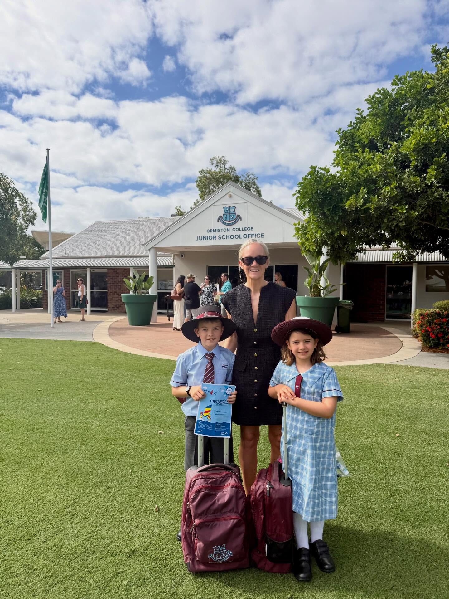 First Day Back! π«πPhoto courtesy of the Headmaster π