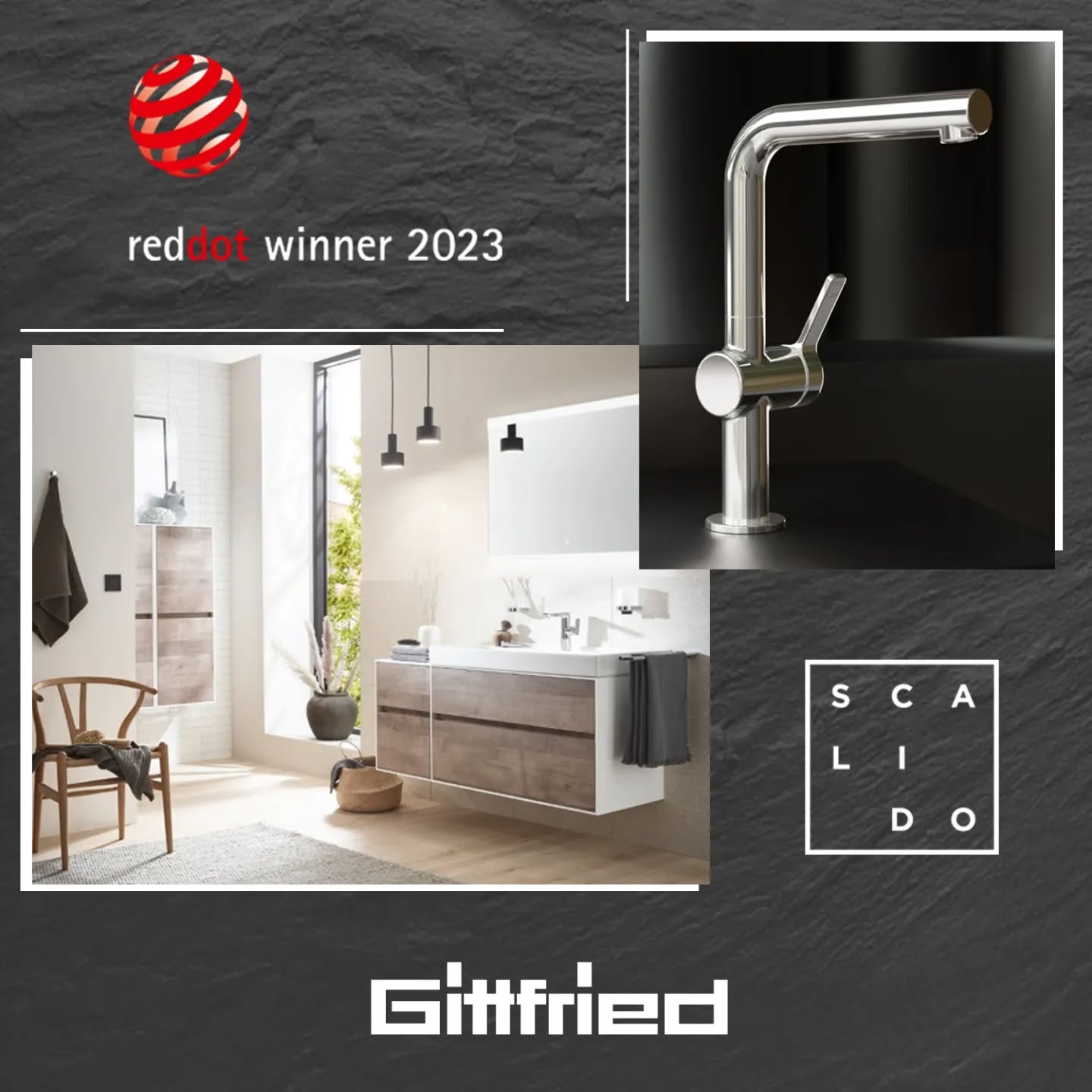 SCALIDO: Auszeichnung mit dem Red Dot Award 2023. 🔴
In der Kategorie "Produktdesign" wurden in diesem Jahr die D3 Waschtischarmatur L und die Waschtisch-Kombination Keramik mit dem begehrten Qualitätssiegel prämiert. 🏅
Zwei wirklich tolle Produkte, welche in unseren Beratungen sowohl optisch als auch in ihrer praktischen Handhabung großen Anklang finden.
Ihr möchtet Euch selbst von der Klasse unseres SCALIDO-Sortiments überzeugen lassen?
Dann besucht unsere Badausstellung in Karlsfeld.
Wir freuen uns auf Euch!
#gittfried #gittfriedkarlsfeld #karlsfeld #scalido #reddot #reddotaward #reddotaward2023 #auszeichnung #qualität #produktdesign #doppelsieg #design #baddesign #badausstellung #ausstellung