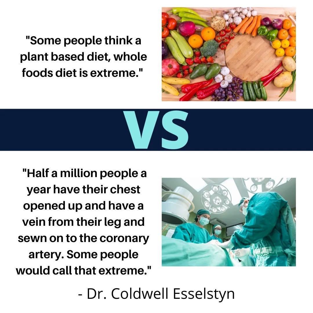 Heart Disease is the leading cause of death in both men and women. OVER 600,000 people die from heart disease every year in U.S.
Heart Disease is described as many conditions where buildup of plague in the walls of the arteries causing them to narrow which makes flow of blood difficult around the body.
I have had first hand experience since my father at 60 years of age had a heart attack. Thankfully, with the prompt medical treatment having a Stent put in, he survived. However some people are so lucky.
Nutrition and lifestyle Habits play a huge role in heart disease. Dr. Caldwell B. Essylstyn has scientifically proven that a whole foods plant based diet can prevent and reverse heart disease. This is life changing!
#healthyhabits #healthfirst #wholefoodplantbased #plantbased #plantbasednutrition #holistichealthpractitioner