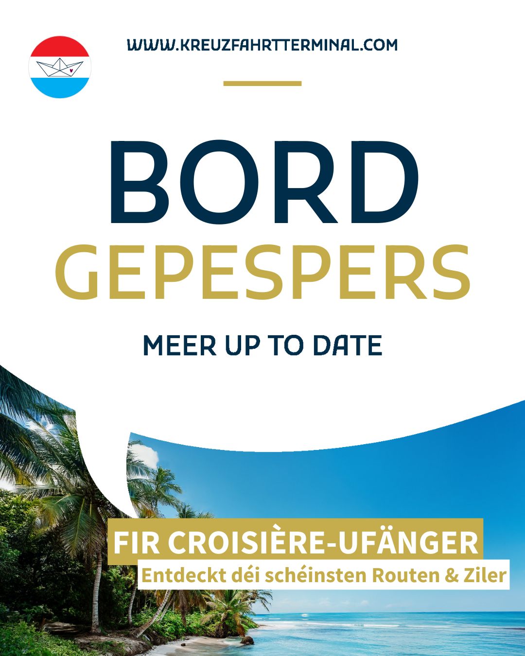 🌍 𝗗é𝗶 𝘀𝗰𝗵é𝗶𝗻𝘀𝘁 𝗖𝗿𝗼𝗶𝘀𝗶è𝗿𝗲-𝗥𝗼𝘂𝘁𝗲𝗻 𝗳𝗶𝗿 𝗨𝗳ä𝗻𝗴𝗲𝗿 🛳️
Du dreems vun denger é𝗶𝘀𝗰𝗵𝘁𝗲𝗿 𝗖𝗿𝗼𝗶𝘀𝗶è𝗿𝗲, bass awer nach onsécher, wéi eng Route wierklech bei dech passt? Keng Suerg – domat bass du net eleng!
👉 𝗙𝗶𝗿𝘄𝗮𝘁 𝗱’𝗥𝗼𝘂𝘁𝗲 𝗲𝘀𝗼𝘂 𝘄𝗶𝗰𝗵𝘁𝗲𝗴 𝗮𝘀𝘀:
Fir Ufänger gëllt: léiwer iwwersiichtlech, ofwiesslungsräich an entspaant. Déi richteg Route entscheed oft, ob aus der éischter Croisière eng nei Reesléift gëtt 💙
✨͟ ͟E͟i͟s͟ ͟T͟o͟p͟-͟Z͟i͟l͟e͟r͟ ͟f͟i͟r͟ ͟C͟r͟o͟i͟s͟i͟è͟r͟e͟-͟U͟f͟ä͟n͟g͟e͟r͟:͟
🇪🇸🇮🇹🇬🇷 𝗠ë𝘁𝘁𝗲𝗹𝗺𝗶𝗲𝗿 – 𝗱𝗲 𝗞𝗹𝗮𝘀𝘀𝗶𝗸𝗲𝗿
• kuerz bis mëttel Reesdauer
• agreabelt Klima
• Kultur, Plage & Deeg um Mier sin perfekt kombinéiert
➡️ ideal fir mol eran ze schnupperen
🏝️ 𝗞𝗮𝗿𝗶𝗯𝗶𝗸 – 𝗦𝗼𝗻𝗻 & 𝗟𝗶𝗶𝗰𝗵𝘁𝗲𝗴𝗸𝗲𝗲𝘁
• türkisbloot Waasser & Draamplagen
• kuerz Distanzen tëscht den Inselen
• all Hafen e richtegt Highlight
➡️ perfekt fir Entspanung & gutt Laun
🇩🇰🇸🇪🇳🇴 𝗡𝗼𝗿𝗱- & 𝗢𝘀𝘁𝘀𝗲𝗲 – 𝗞𝘂𝗹𝘁𝘂𝗿 & 𝗡𝗮𝘁𝘂𝗿
• mëllt, gemässegt Klima
• spannend Stied wéi Kopenhagen, Stockholm & Oslo
➡️ ideal fir Summer-Croisièren
🚤 𝗙𝗹𝗼𝘀𝘀-𝗖𝗿𝗼𝗶𝘀𝗶è𝗿𝗲𝗻 – 𝗿𝗼𝘂𝗲𝗴 & 𝗶𝘄𝘄𝗲𝗿𝘀𝗶𝗶𝗰𝗵𝘁𝗹𝗲𝗰𝗵
• kleng Schëffer, roueg a stabil Faart
• Stied a Landschaften direkt laanscht dem Floss
➡️ perfekt fir entspaant Entdecker
Reesen sin sou individuell wéi d’Mënschen, déi se erliewen – an genee esou ass och eis Berodung. 🤝
Croisièren kann een iwwerall online buchen. Déi 𝗽𝗲𝗿𝗳𝗲𝗸𝘁 Croisière ze fannen, verlangt awer méi.
Mir huelen eis Zäit fir ze beroden, well all Rees an all Detail zielt.
𝗣𝗲𝗿𝘀é𝗶𝗻𝗹𝗲𝗰𝗵. É𝗶𝗲𝗿𝗹𝗲𝗰𝗵. 𝗢𝗽 𝗜𝗲𝗰𝗵 𝗼𝗳𝗴𝗲𝘀𝘁ë𝗺𝗺𝘁.
𝗠𝗘𝗘𝗥𝗕𝗟𝗜𝗖𝗞? 𝗞𝗧⚓
#luxtravel #kreuzfahrtterminal #kreuzfahrtplanung #kreuzfahrtvergleich #congé #luxembourg #weloveluxembourg #luxemburg #kreuzfahrtberatung #luxlife #meerblick #reisetipps #lëtzebuerg #meinschiff #kreuzfahrtwissen #aida #vacances