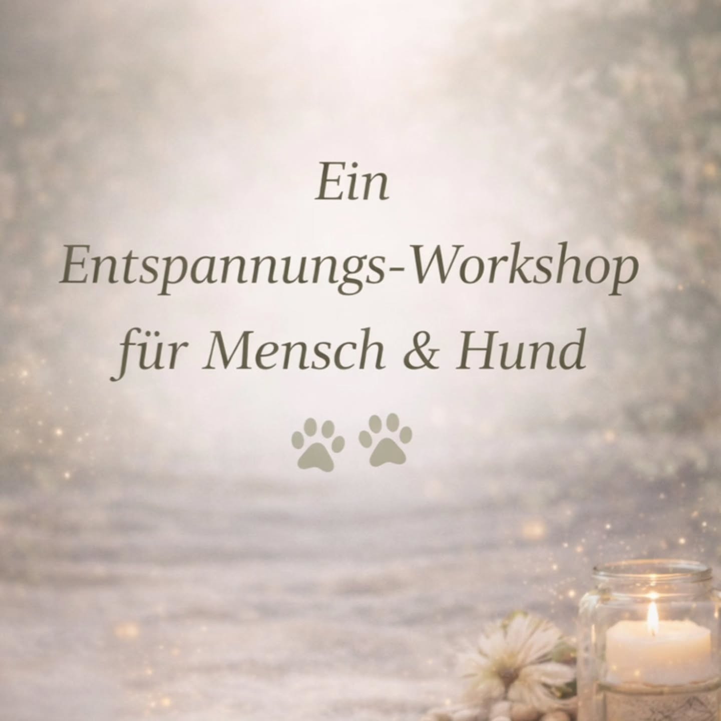 Ruhe finden – gemeinsam entspannen 🐾
Stress, Reizüberflutung und innere Unruhe betreffen nicht nur uns Menschen –
auch unsere Hunde tragen das mit.
In diesem besonderen Entspannungs-Workshop für Mensch & Hund geht es nicht um Training,
sondern um Regulation, Berührung und echtes Ankommen.
✨ Theorie verständlich erklärt
✨ Sanfte Massagen & bewusste Berührung
✨ Achtsamer Spaziergang
✨ Tiefe Entspannung durch Klangmeditation
📍 Herzberg – Haus für Bildung & Begegnung (Asp)
🗓 Sonntag, 8. März 2026
⏰ 10.00– ca. 14.00 Uhr
💚 Noch wenige freie Plätze
📩 Anmeldung via Flyer/ Telefon oder PN
@seelenklangliebe
@code.doglove