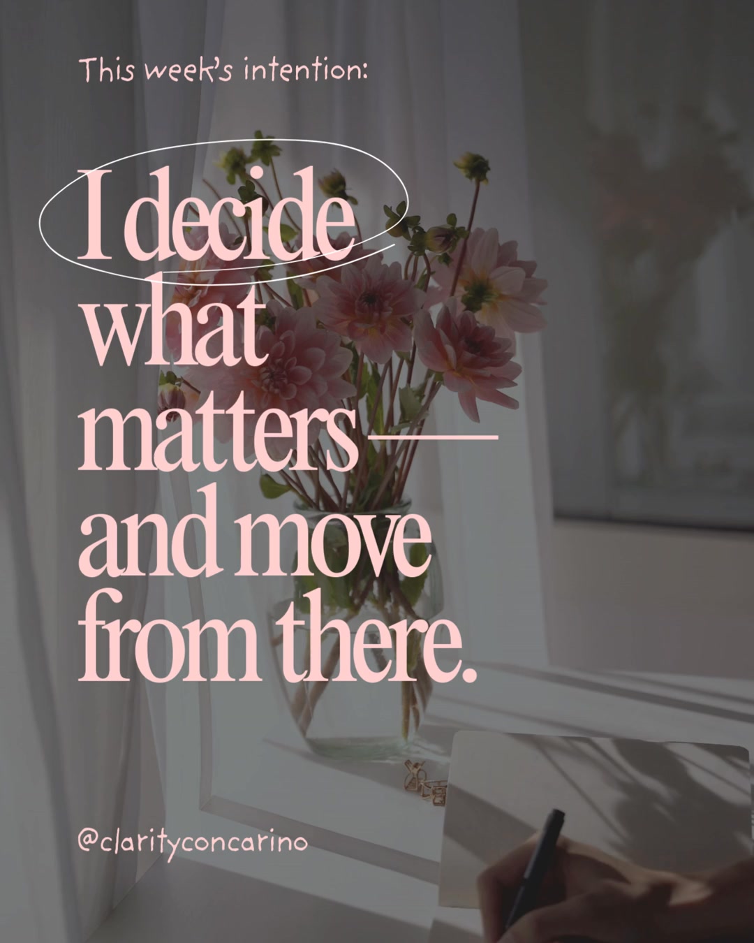 Decision creates relief.
Let the rest organize around what matters most.
#SundayReset #WeeklyIntention #DecisiveEnergy #FocusedLiving #CalmStart