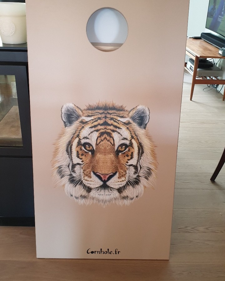 Décorez votre maison avec un cornhole ;-)