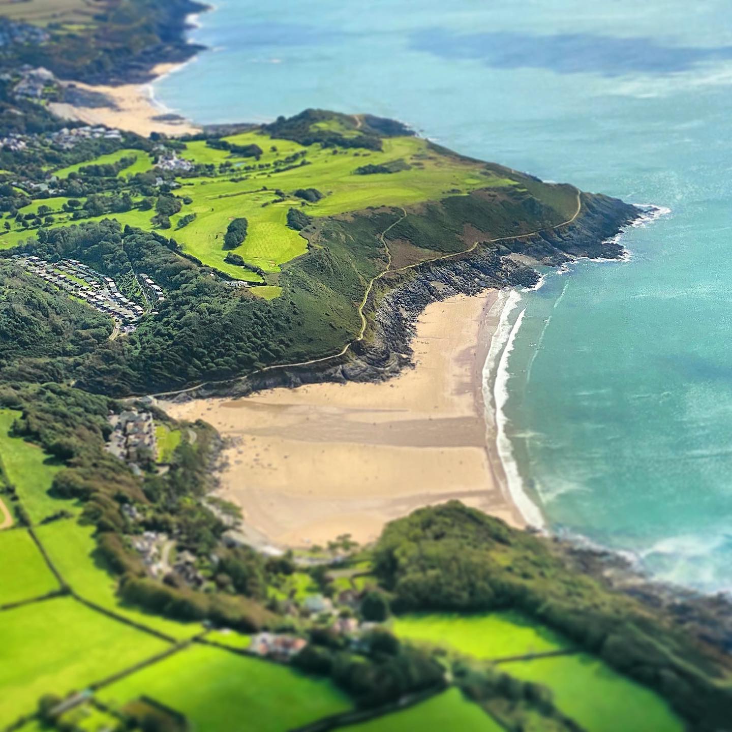 Not a bad weekend for a flight around Gower! ๐โ๏ธ