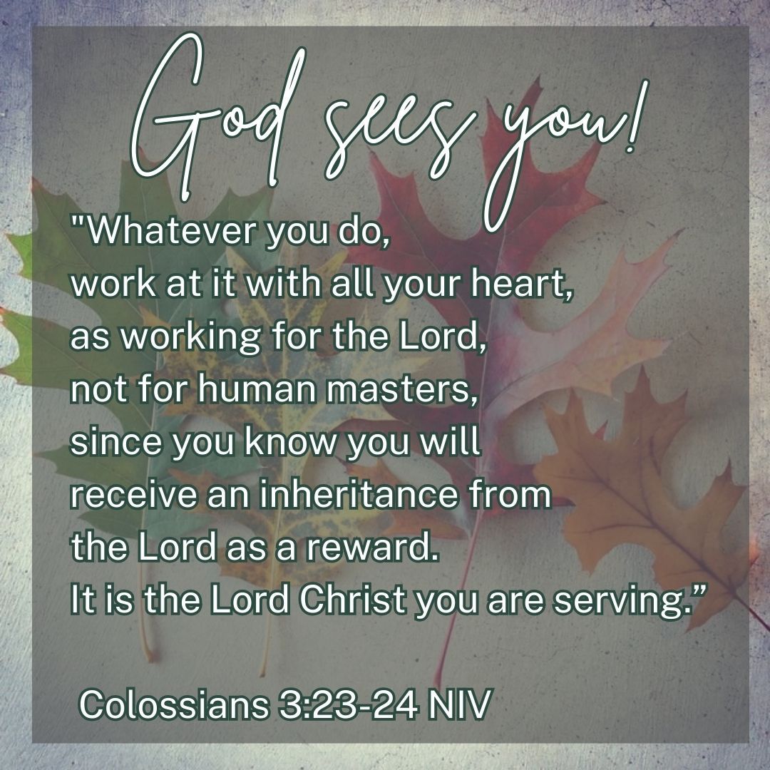 "Whatever you do, work at it with all your heart, as working for the Lord, not for human masters, since you know you will receive an inheritance from the Lord as a reward. It is the Lord Christ you are serving." Colossians 3:23-24 NIV
The kingdom work we are doing in our home is ministry. You may feel unseen, but God sees you! The work we do in our homes is a noble and valuable work and a very important assignment from the Lord.
Don't miss the conversation I have on the podcast with my friend Lori, a 15-year homeschool Mama who knows the road can be long and hard and thankless, but God sees us when we are helpless and brokenhearted. He helps us in our time of need.
#workuntothelord #bountifulliving #befaithfultoyourseason #befaithful #parenting #parentingtips #prayer