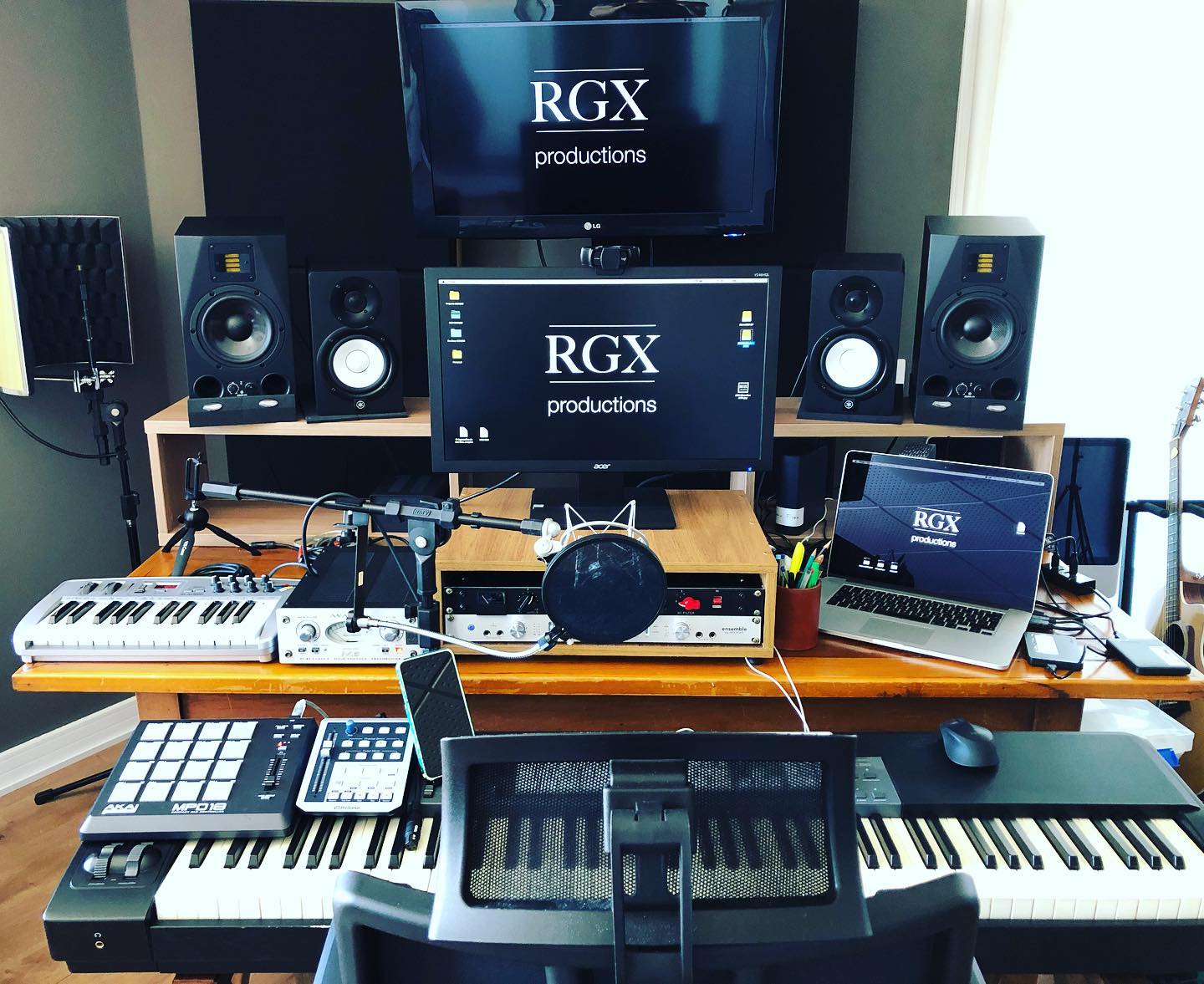 The work station #studioporn #musictecnology #musicproduction