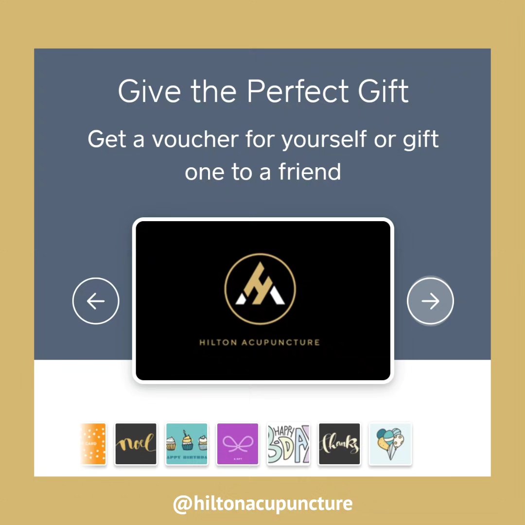 7 days until Christmas! 🎄 Are you still looking for the perfect gift? 👀
Consider giving the gift of health! 😊 Hilton Acupuncture Gift Cards are a great way to encourage friends and loved ones to try TCM for their healthcare needs. You can purchase eGift Cards online or physical gift cards at the clinic. To purchase your eGift Card now, follow the link in the bio. 🎁
#hiltonacupuncture #acupuncture #TCM #christmas #giftideas #christmasgifts #giftcards #gifts