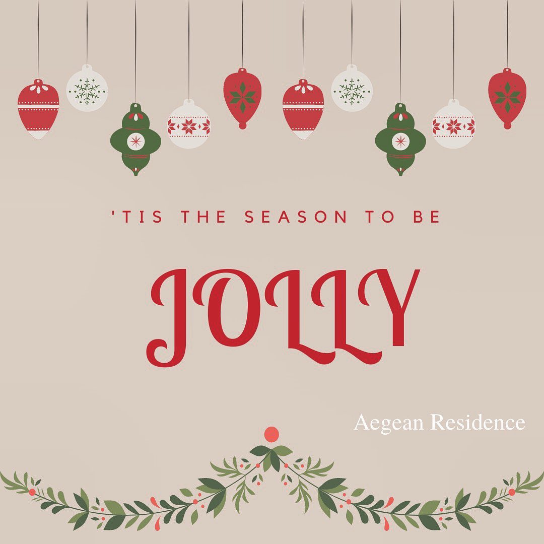 Aegean Residence wishes you all a Merry Christmas ๐ซ