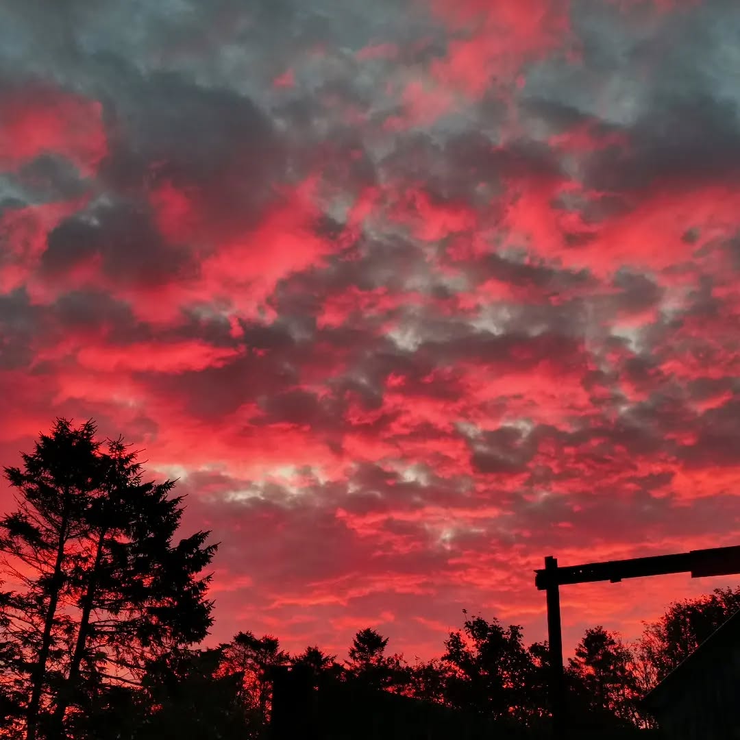 Red sky in the morning shepards warning...?!