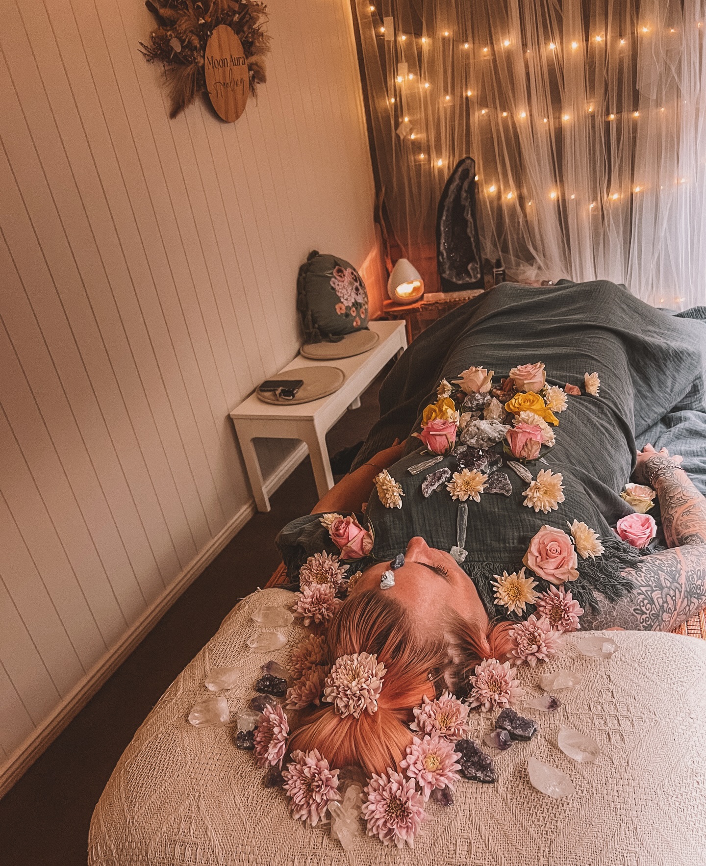 A Gentle Remembering.
And maybe…
Nothing needed to happen here at all.
Maybe the great work was simply allowing yourself to arrive.
Not to arrive somewhere else —
but to arrive here.
Into this body.
Into this breath.
Into this moment that has been patiently waiting for you.
You see, so much of life is spent reaching —
reaching for healing, reaching for clarity,
reaching for the version of ourselves we think we must become.
But sometimes the deepest transformation comes when the reaching stops.
When you soften back into what has always been holding you.
Because you were never missing anything.
You were only momentarily distracted
by the idea that you needed to earn your place in the flow.
And now…
for this moment at least…
You remember.
You remember that your worth was never under review.
That your belonging was never conditional.
That the universe did not need you to try harder in order to love you more.
It was already offering itself —
in the breath,
in the body,
in the quiet miracle of being alive.
And perhaps the invitation now is not to do anything with what you received…
but to trust that it will do what it knows how to do.
Like a seed placed gently into the earth,
there is no need to stand over it, watching.
No need to pull at its leaves to make it grow.
Life knows how to life.
Your heart knows how to open.
Your soul knows how to move.
So you rest.
You listen.
You allow the intelligence that brought you this far to carry you the rest of the way.
And when you forget (because of course you will) you simply remember again.
Not as a failure.
But as part of the dance.
You are not late.
You are not behind.
You are not broken.
You are here.
And here…
is enough.
Let this knowing settle into your bones.
Let it walk with you quietly.
And may your life — just as it is — become the healing.
All my love, Ebony ❤️