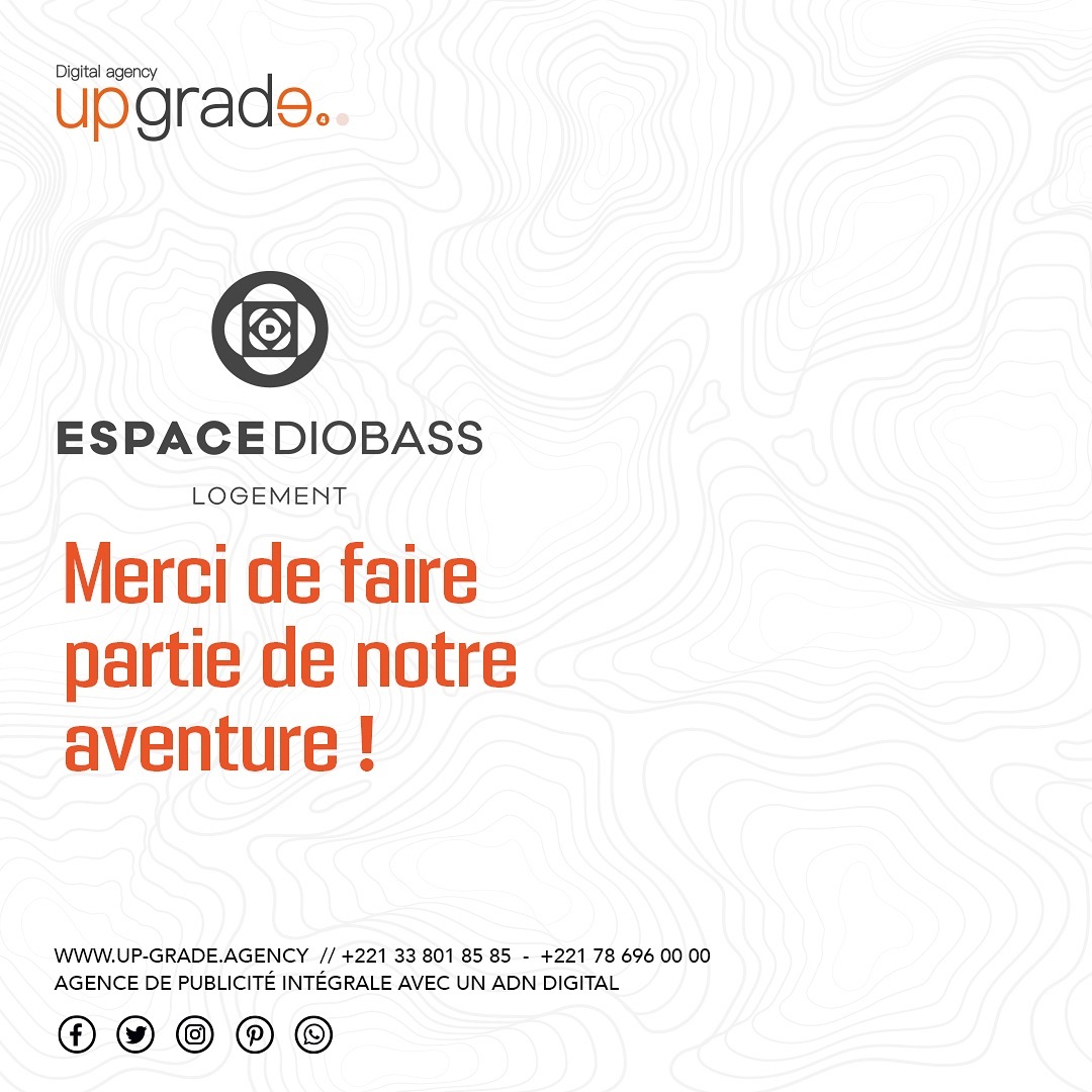 Bienvenue ESPACE DIOBASS,
Nous sommes ravis de vous accompagner dans cette nouvelle aventure et de mettre notre expertise à votre service pour booster votre présence et atteindre vos objectifs. 🤝
Nous vous souhaitons une collaboration fructueuse et pleine de succès ! Ensemble, faisons grandir votre projet et propulsons-le vers de nouveaux horizons.
À une belle réussite commune !
.
.
.
#digital
#digitalagency
#brandidentity
#upgrade
#communication