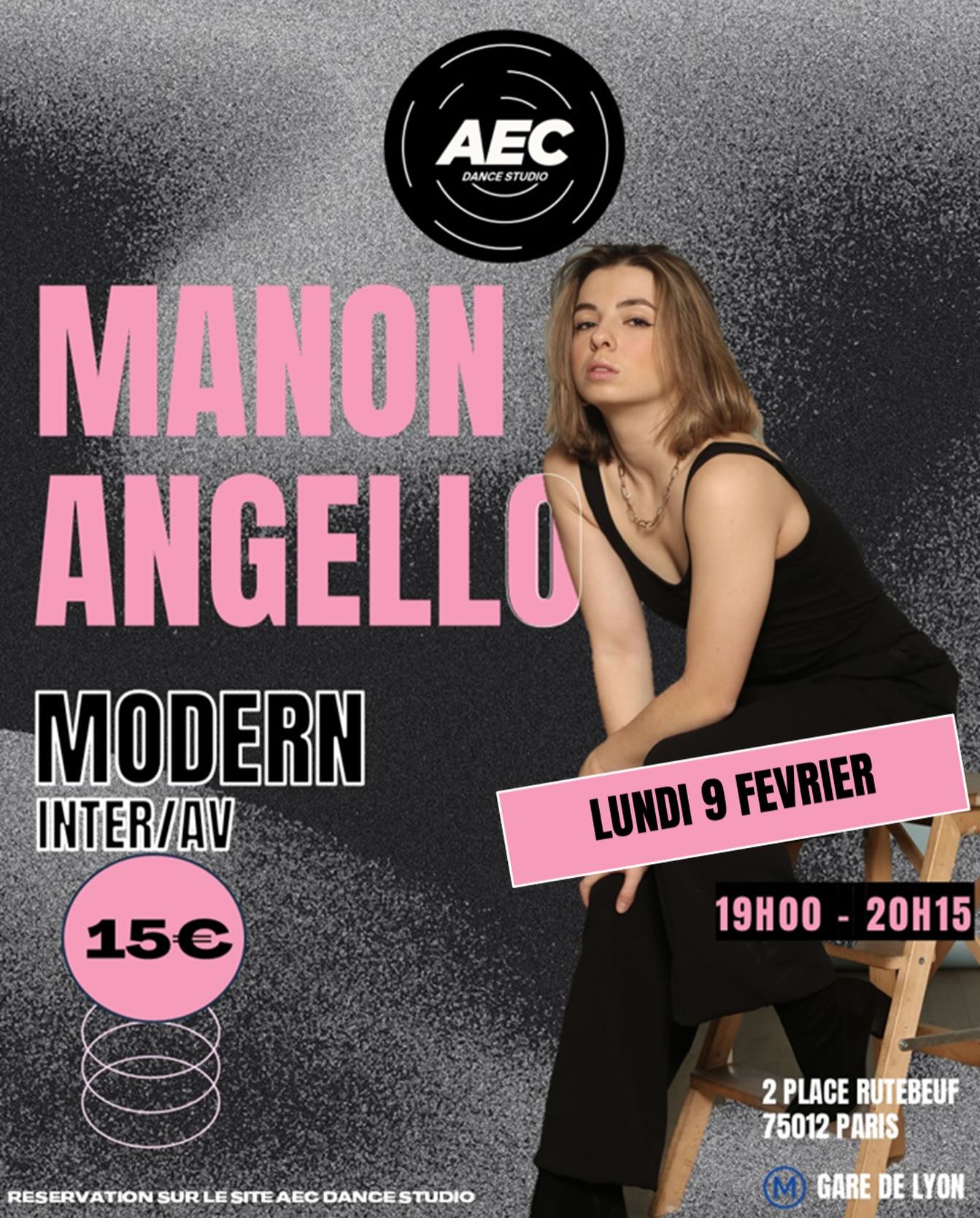 Retrouvez Manon Angello le lundi 9 février pour un cours de Modern Jazz
🌟 Niveau Inter/Avancé
🦋 9/01 19h 20h15
Réservation lien en bio ou aecdancestudio.com
#parisdanse #ecoledanseparis #modernjazz #dansemoderne #coursdanseparis