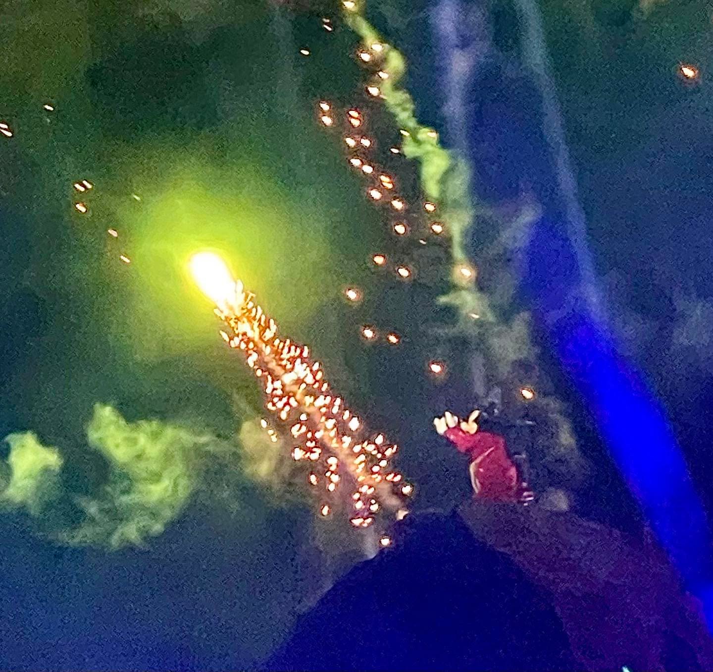 Sorcerer Mickey doing what he does best!