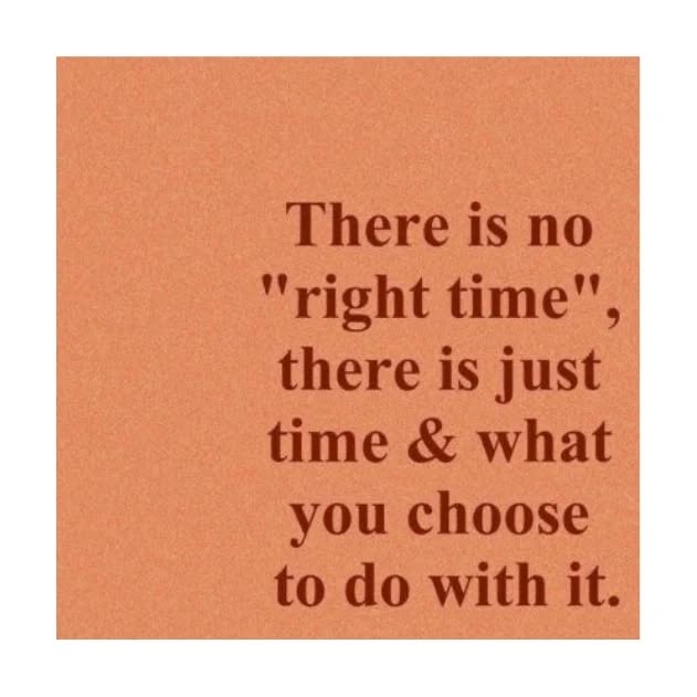 TIME.
Take care of you. Always. 😊🧡🍀