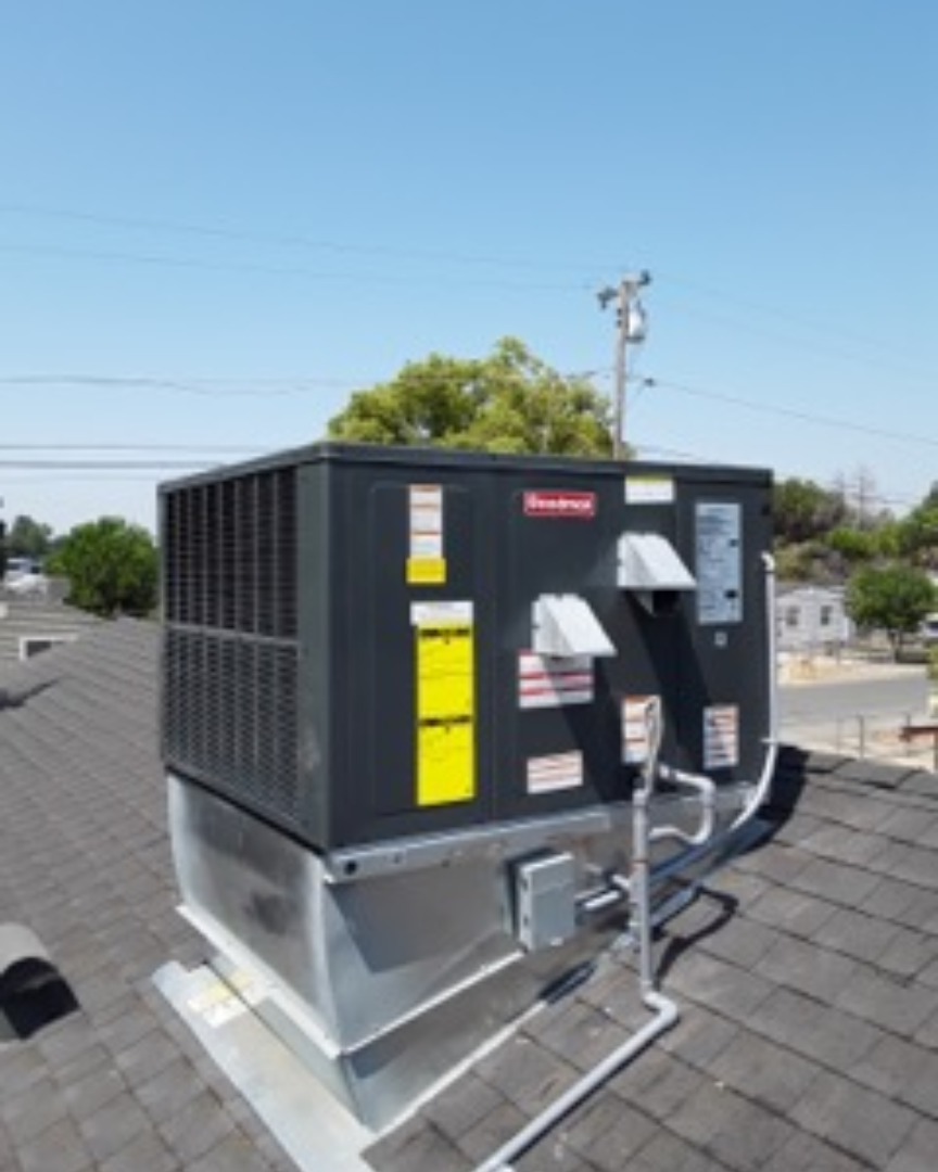 4 ton package unit replacement with curb replacement