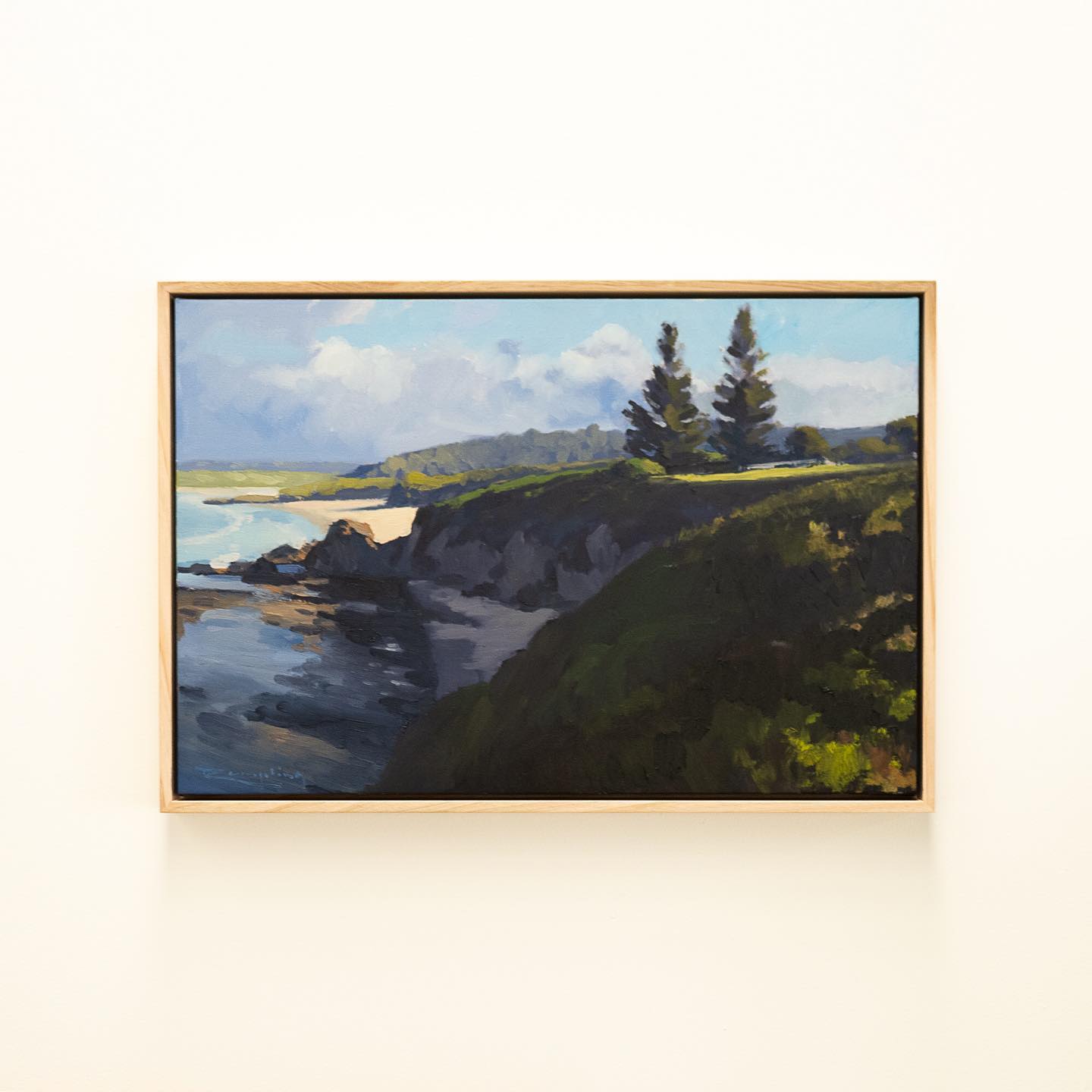 ‘Narooma View’ now available in the online store. Oil on canvas, Australian Oak frame 630 x 430mm Link in bio 👍 #narooma #naroomansw #art #artist #classicalart