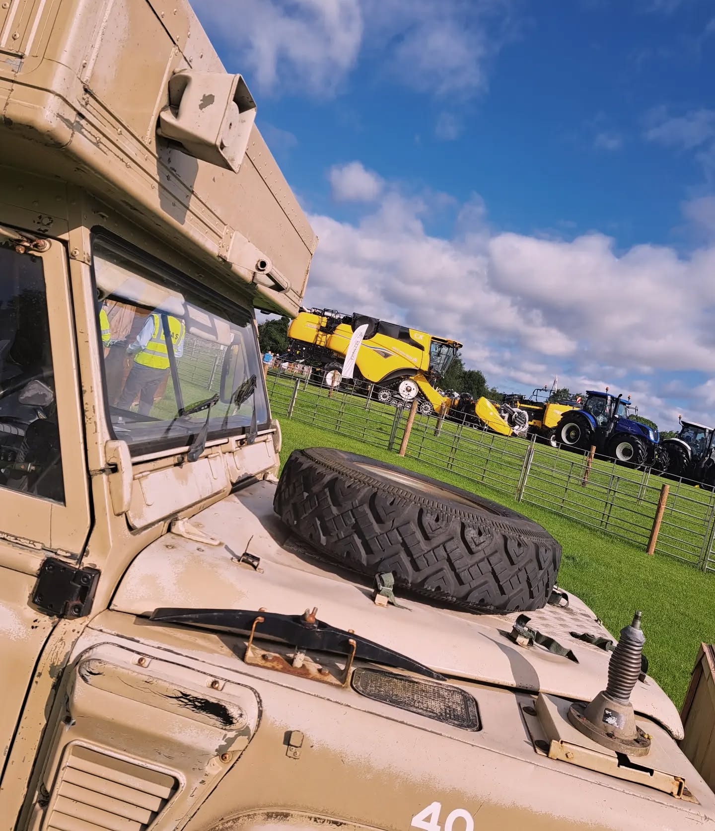 Coffees & Combines at the Border & Union show today and tomorrow! Lots to see and do!