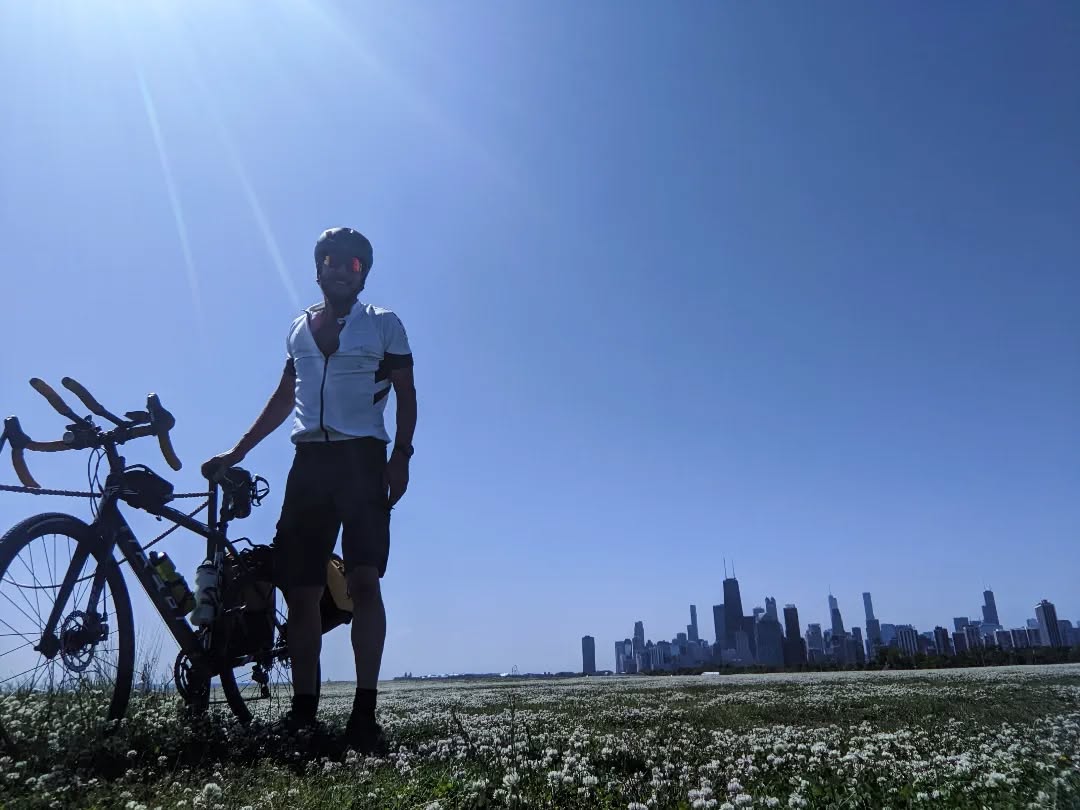 Chicago to Sagautuck. 10 miles in of 100