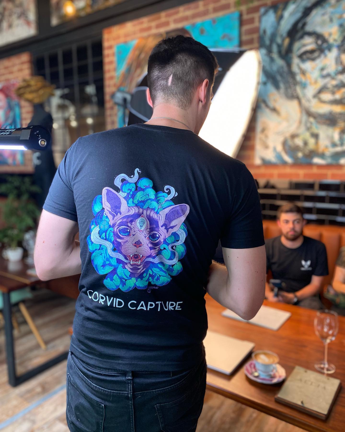 Flashback Friday with the @corvidcapture team for our commercial. ✨